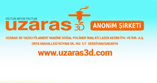 Uzaras 3D Yazıcı Filament Makine Doğal Polimer İmalatı Lazer Kesim İthalat Ve İhracat Anonim Şirketi