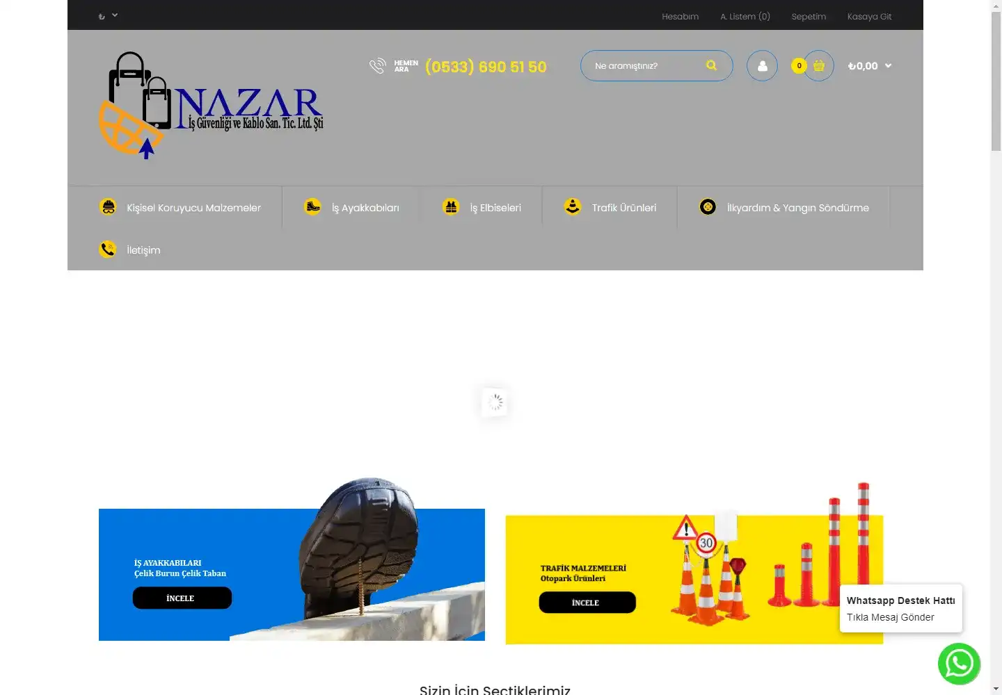 Nazar İş Güvenliği Ve Kablo Sanayi Ve Ticaret Limited Şirketi