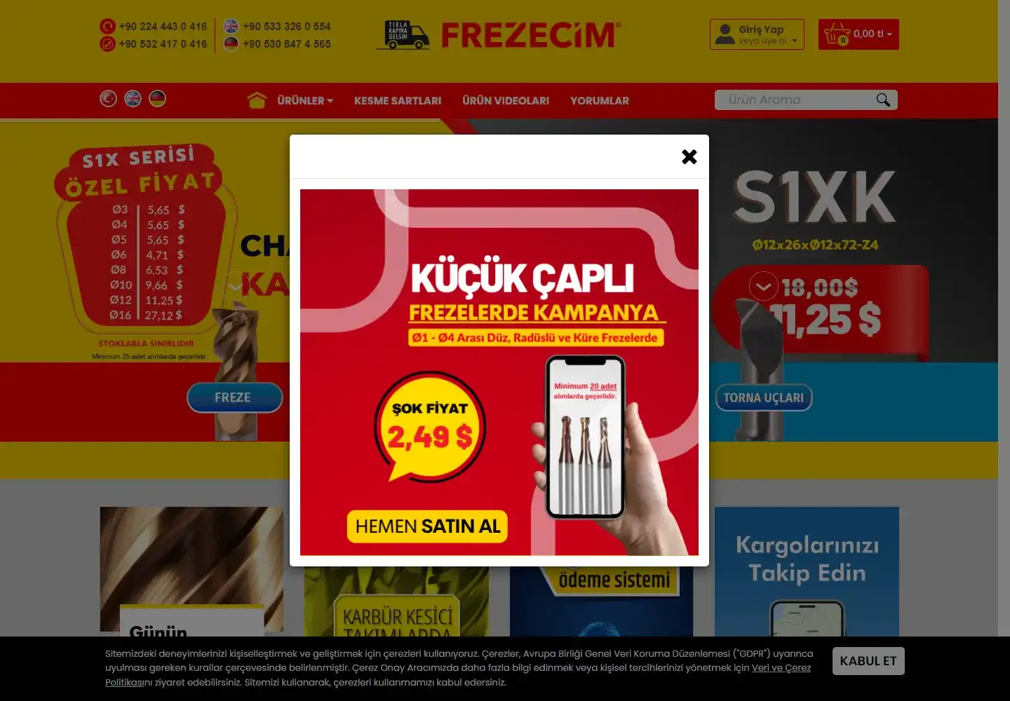 Frezecim Kesici Takimlar Sanayi Ticaret Limited Şirketi