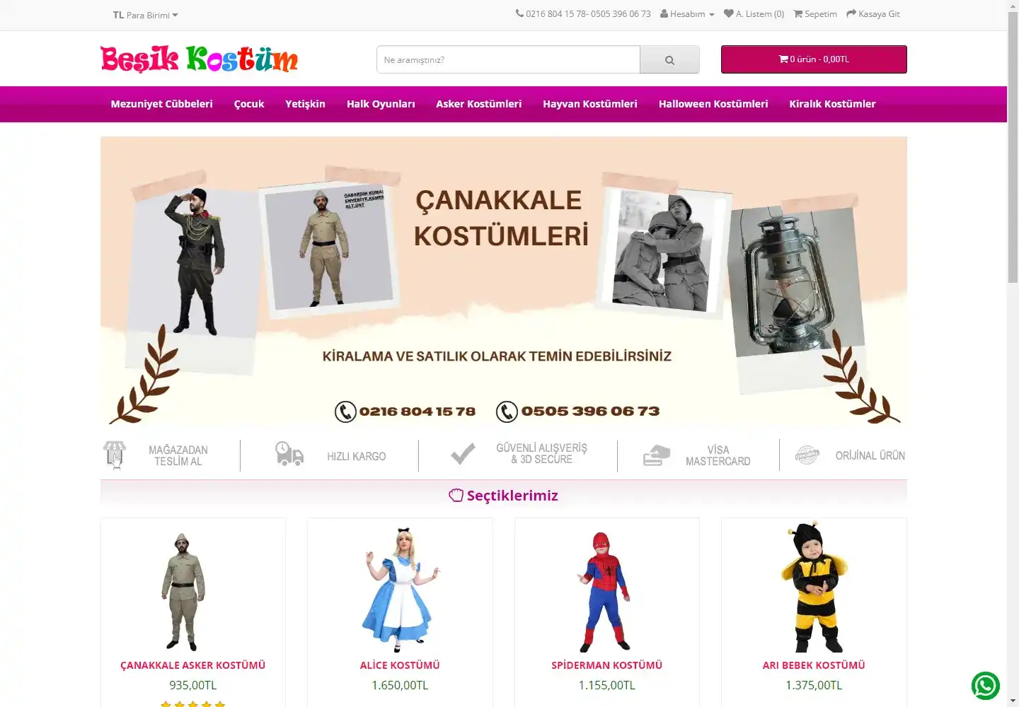 Sadiye İlhan Beşik Kostüm