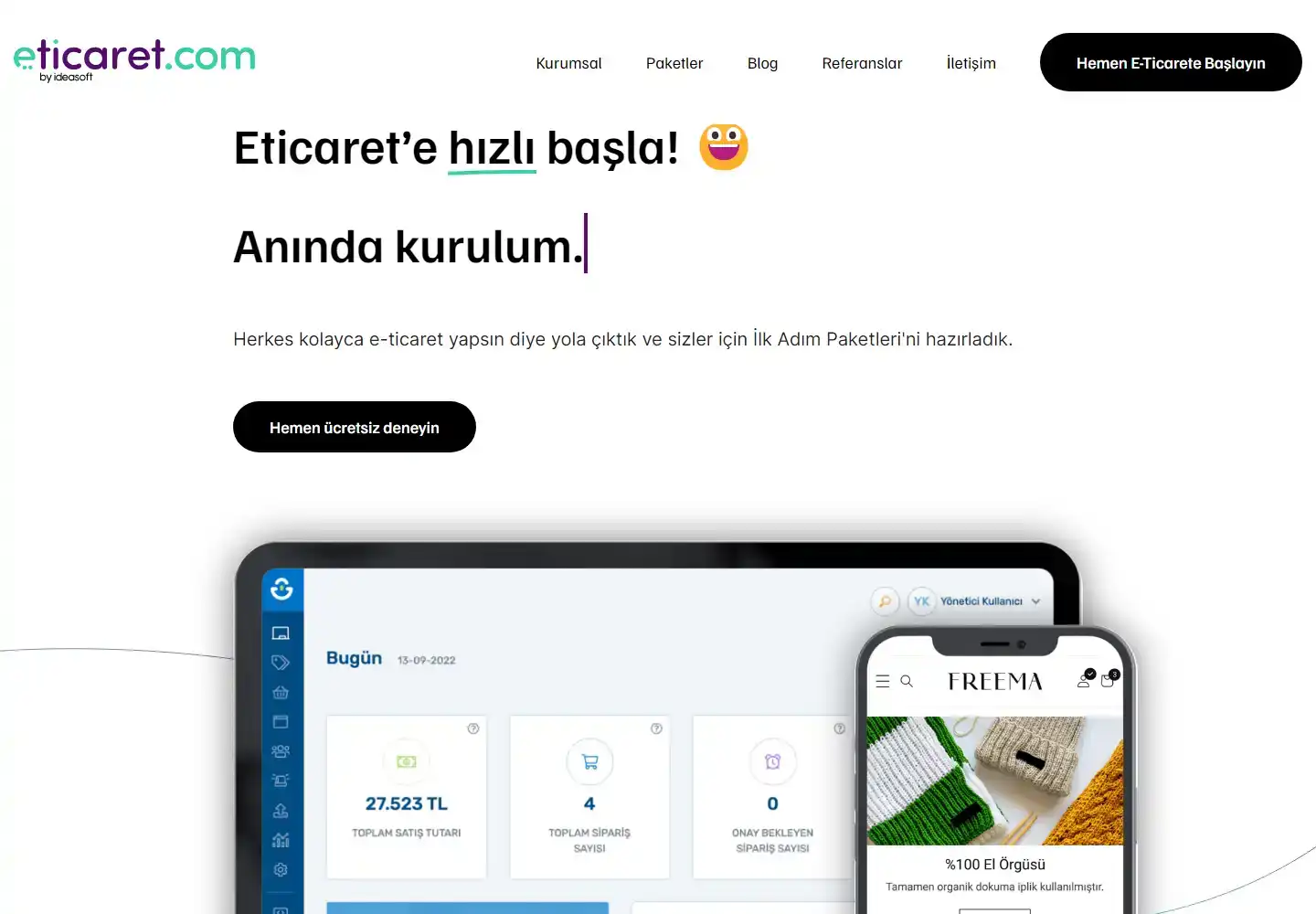 Ideasoft Yazılım Sanayi Ve Ticaret Anonim Şirketi