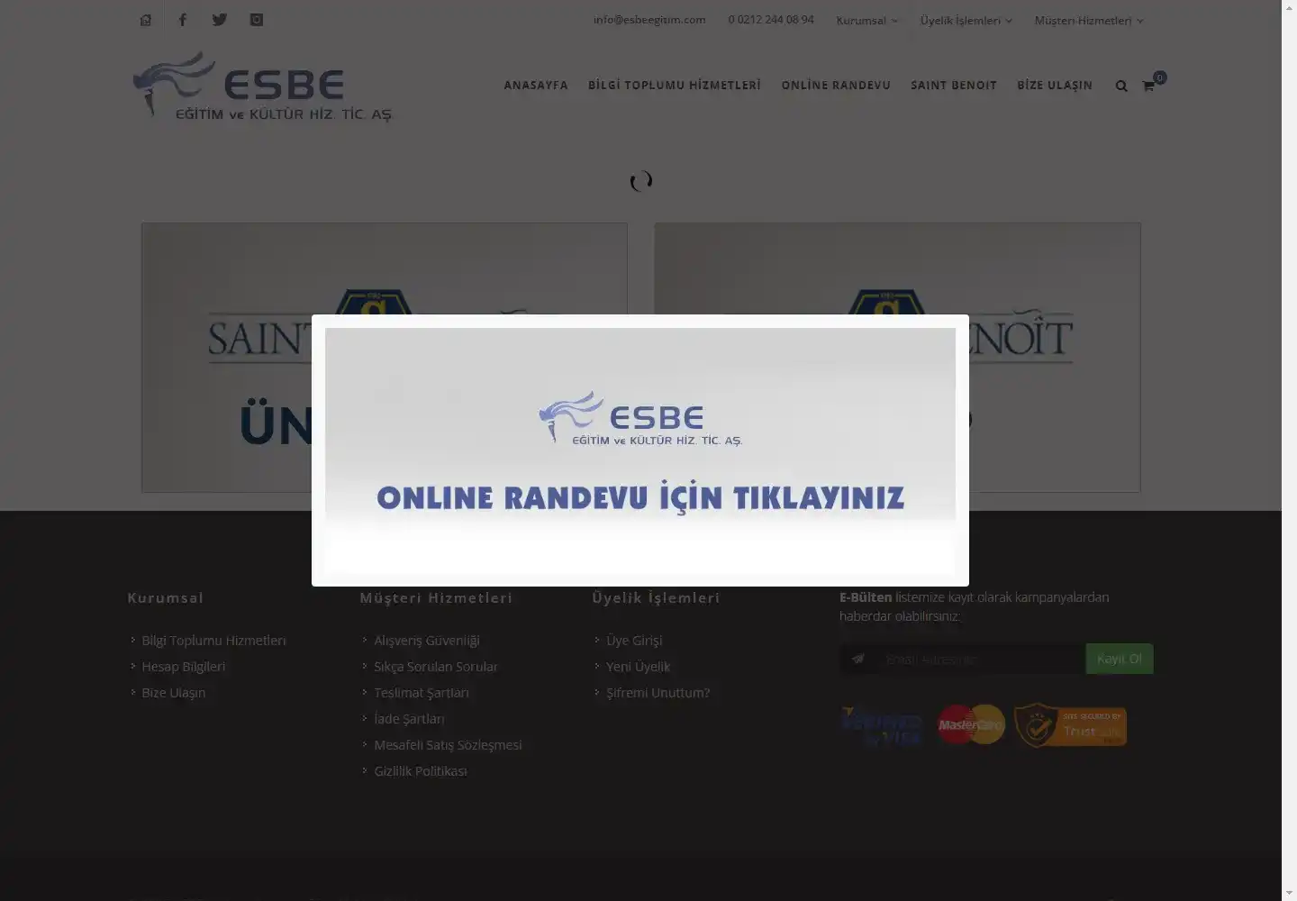 Esbe Eğitim Ve Kültür Hizmetleri Ticaret Anonim Şirketi