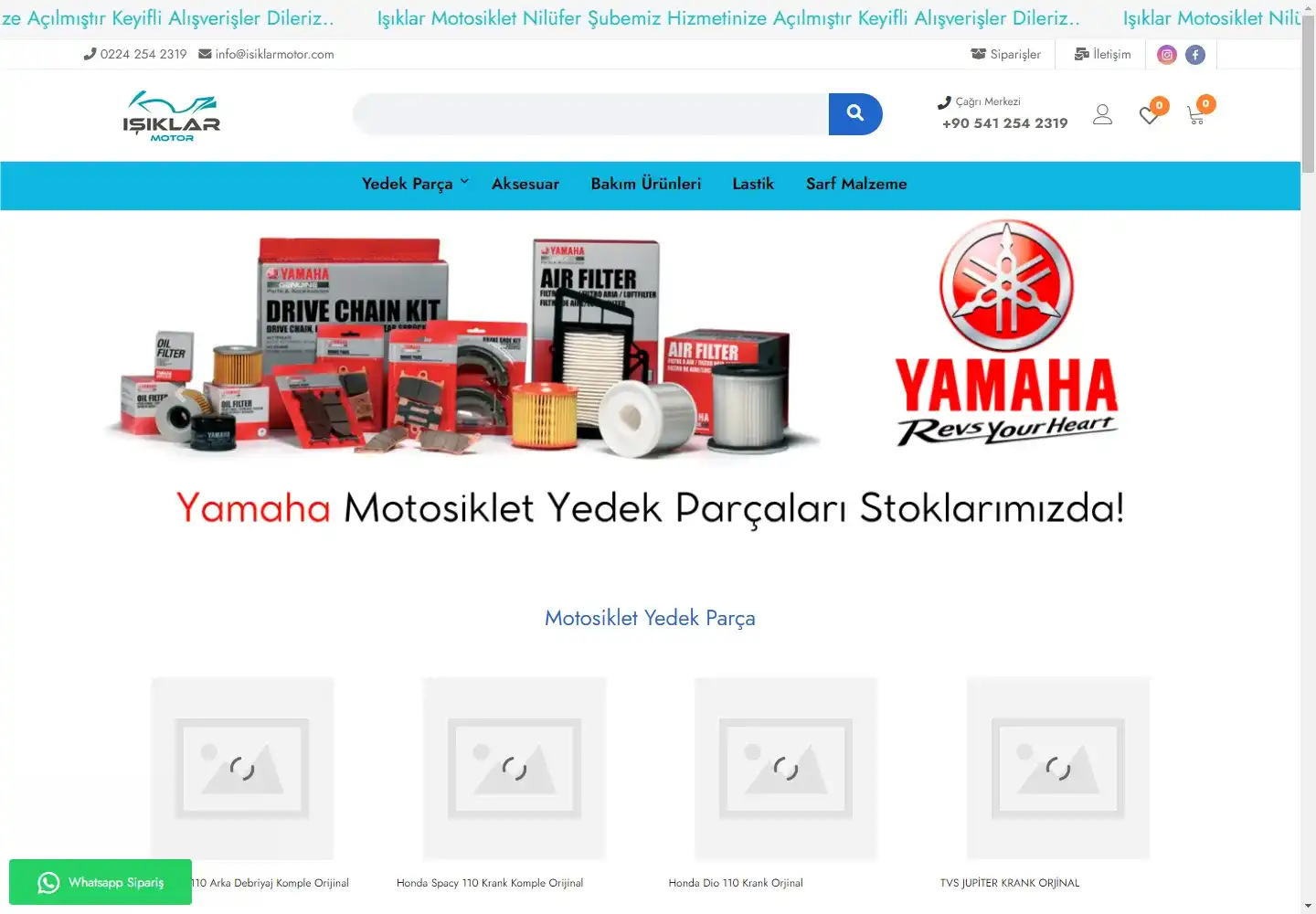 Işıklar Motosiklet Ve Yedek Parçaları Sanayi Ticaret Limited Şirketi