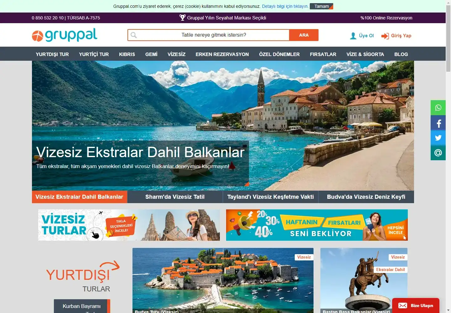 Gruppal İnternet Hizmetleri Ve Turizm Anonim Şirketi