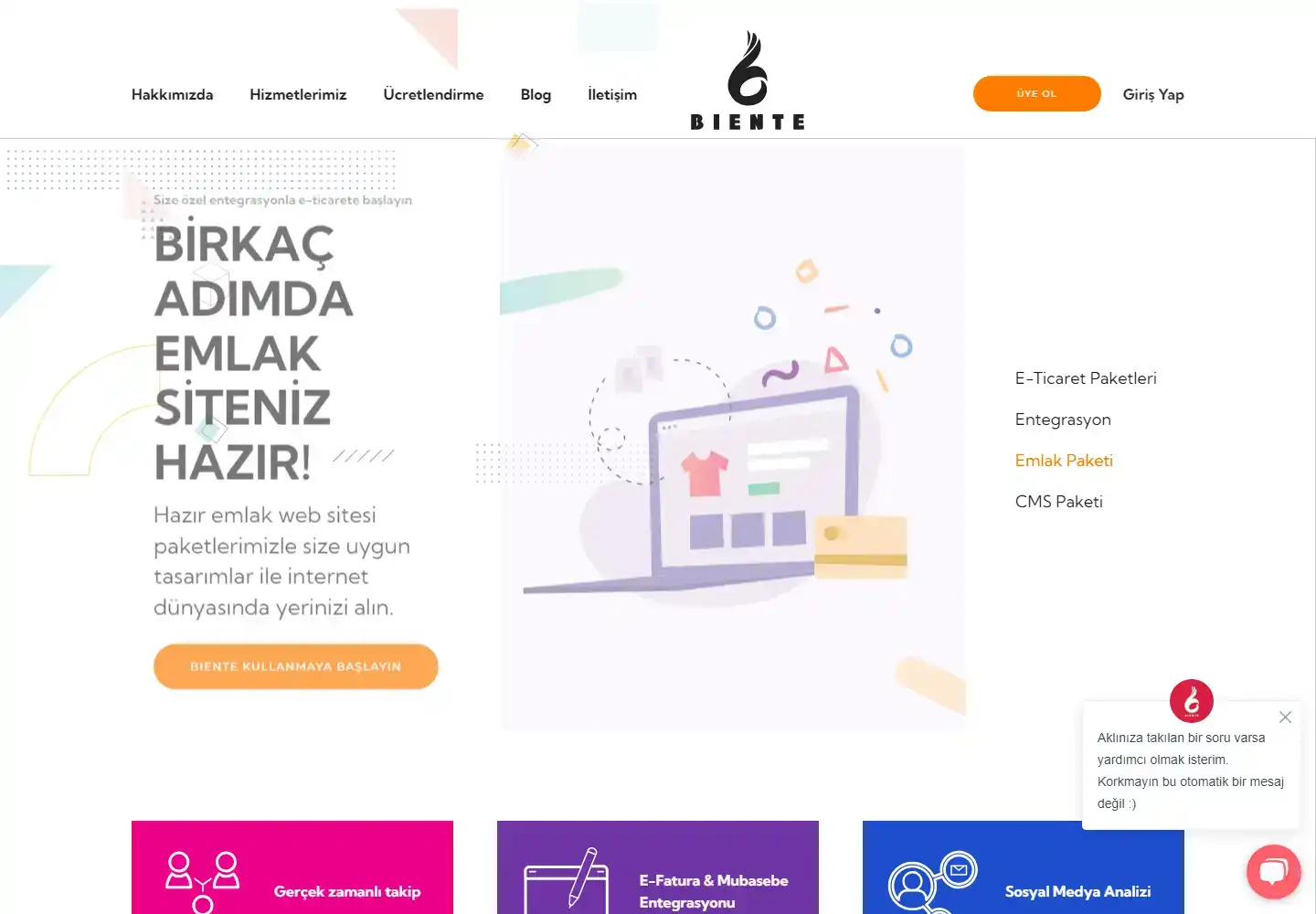 Biente Yazılım Bilişim Teknolojileri Ticaret Limited Şirketi