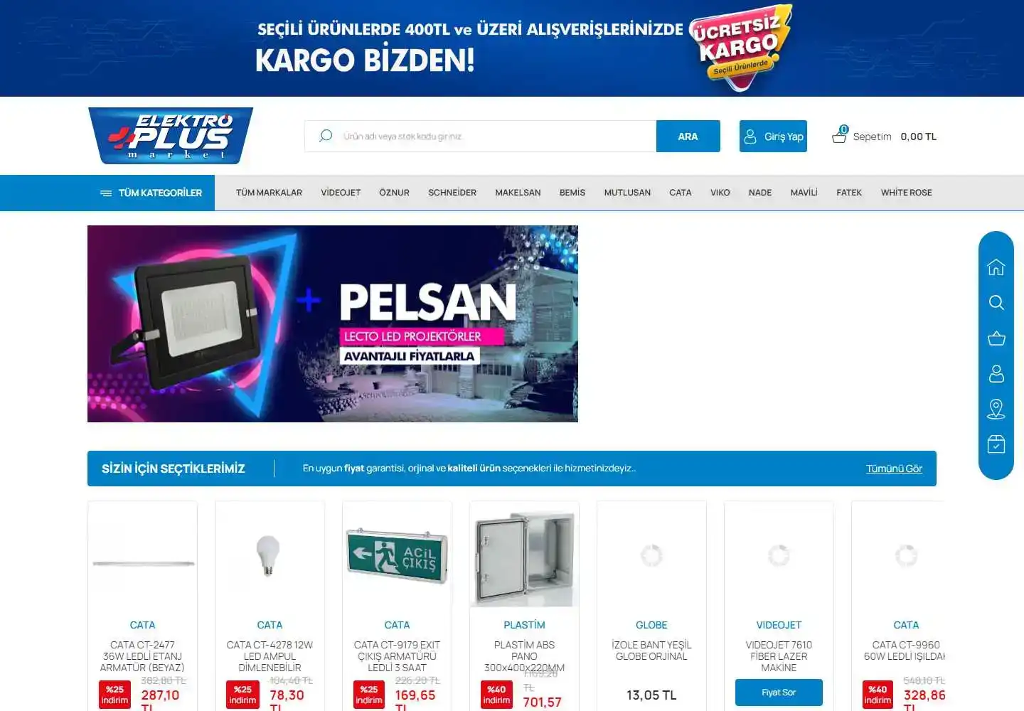 Elektro Plus Market Elektrik Elektronik Sanayi Ve Ticaret Limited Şirketi