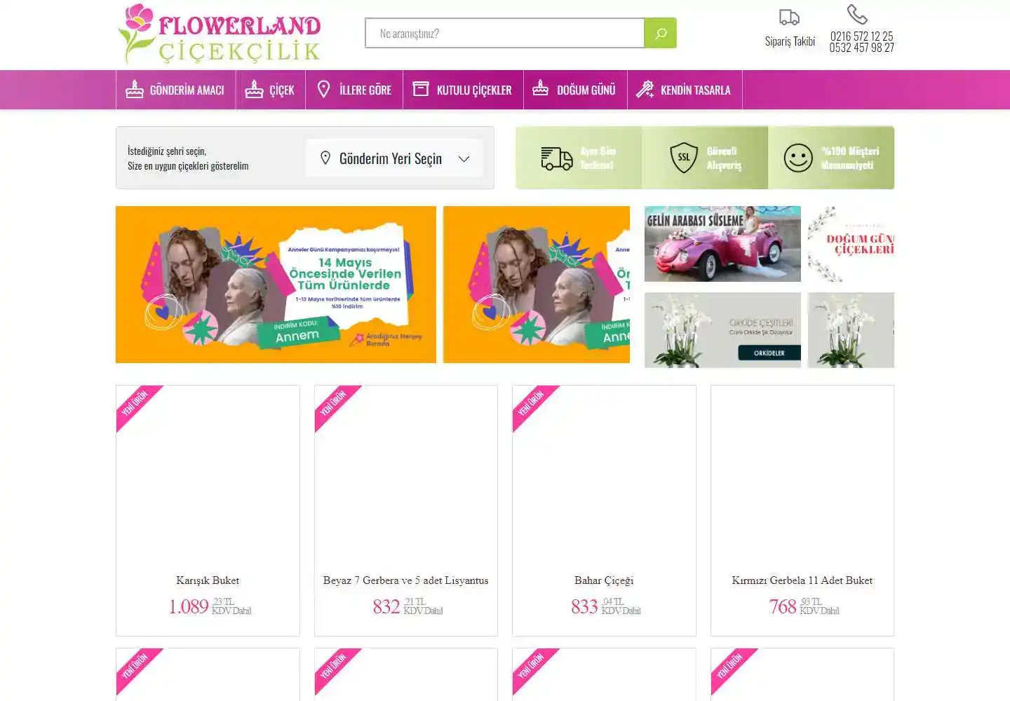 Haydar Güneş  Flowerland Çiçekçilik