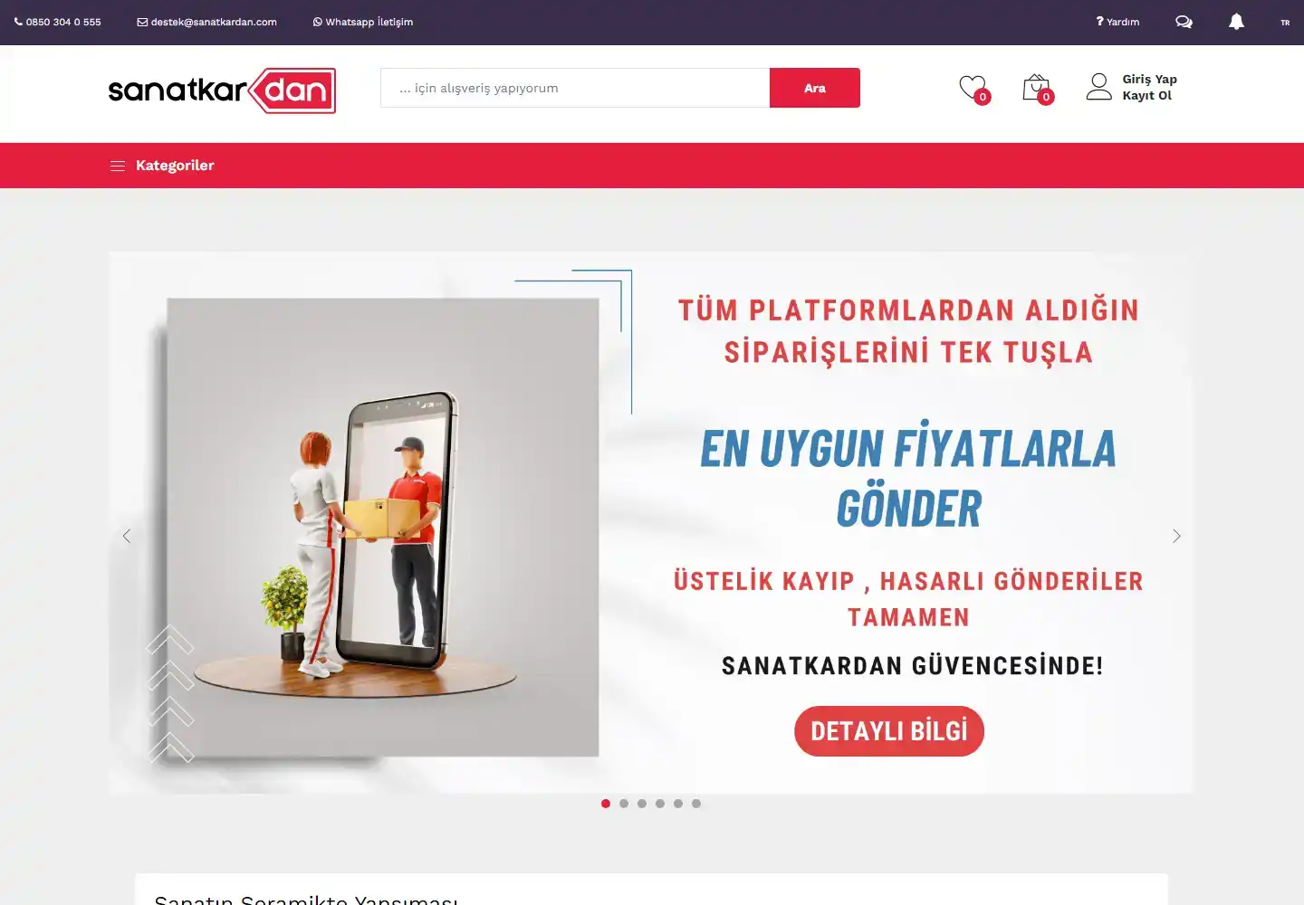 Sanatkardan E Ticaret İnternet Mağazacılık Sanayi Ticaret Limited Şirketi