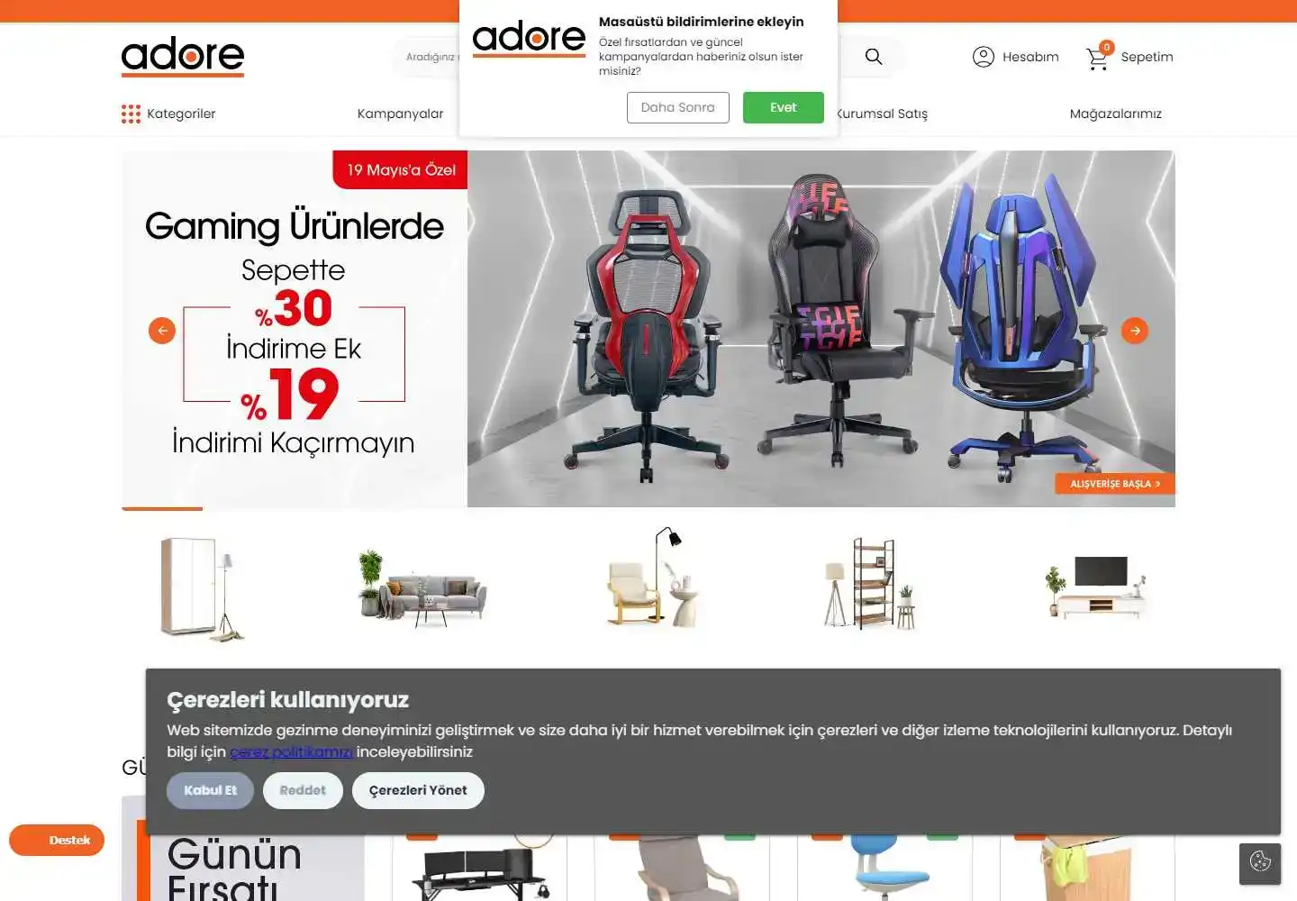 Adore Mobilya Sanayi Ve Dış Ticaret Anonim Şirketi