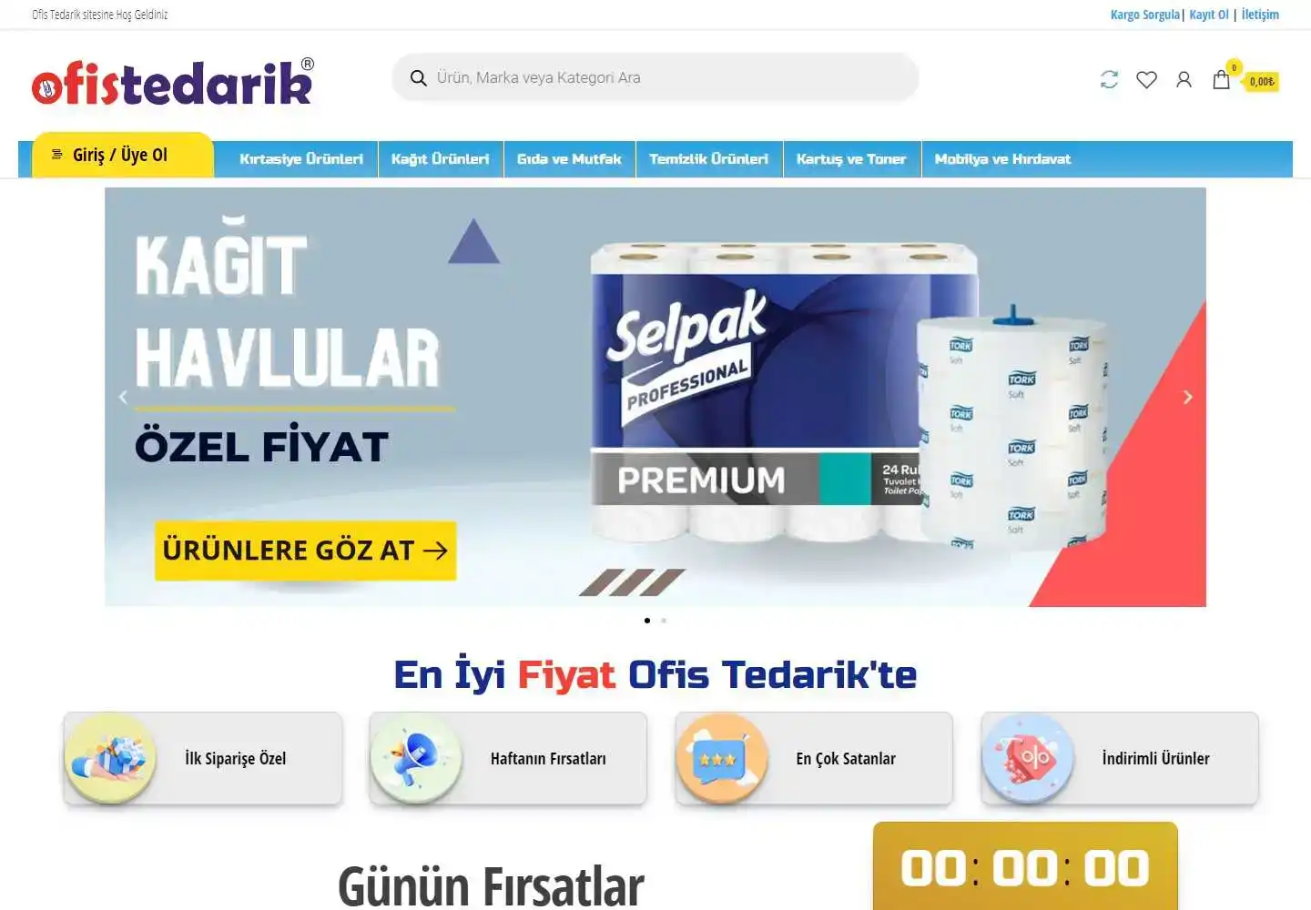 Ofis Tedarik Kurumsal Kırtasiye Temizlik Gıda Ve Bilgisayar Sarf Malzemeleri Ticaret Limited Şirketi