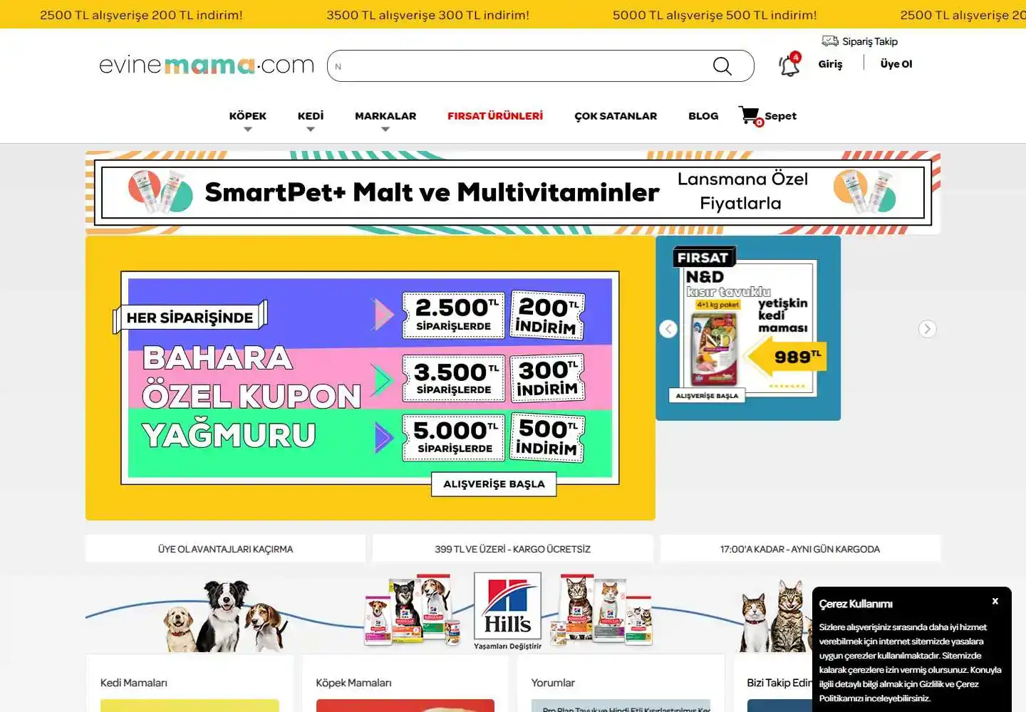 Evinemama Pet Ürünleri Ticaret Anonim Şirketi