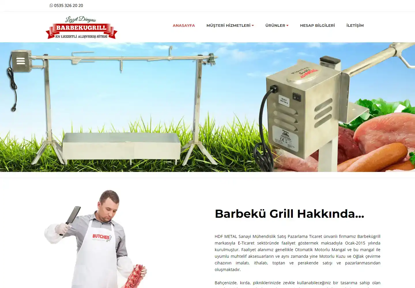 Mehmet Ünal Parmaksız Barbekü Dış Ticaret İthalat İhracat Satış Ve Pazarlama