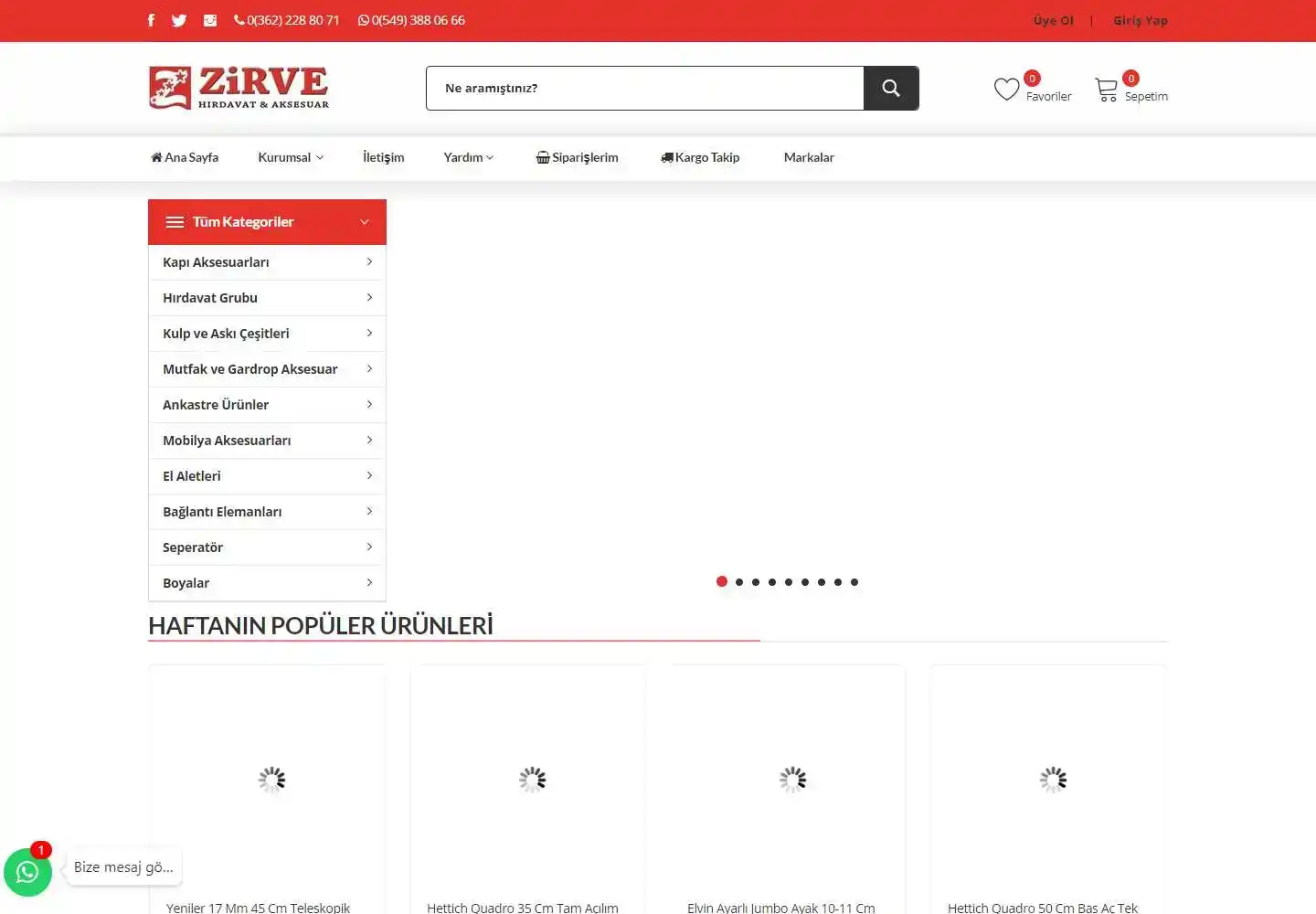 Zirve Kardeşler Nalburiye Hırdavat Aksesuar İnşaat Sanayi Ve Ticaret Limited Şirketi