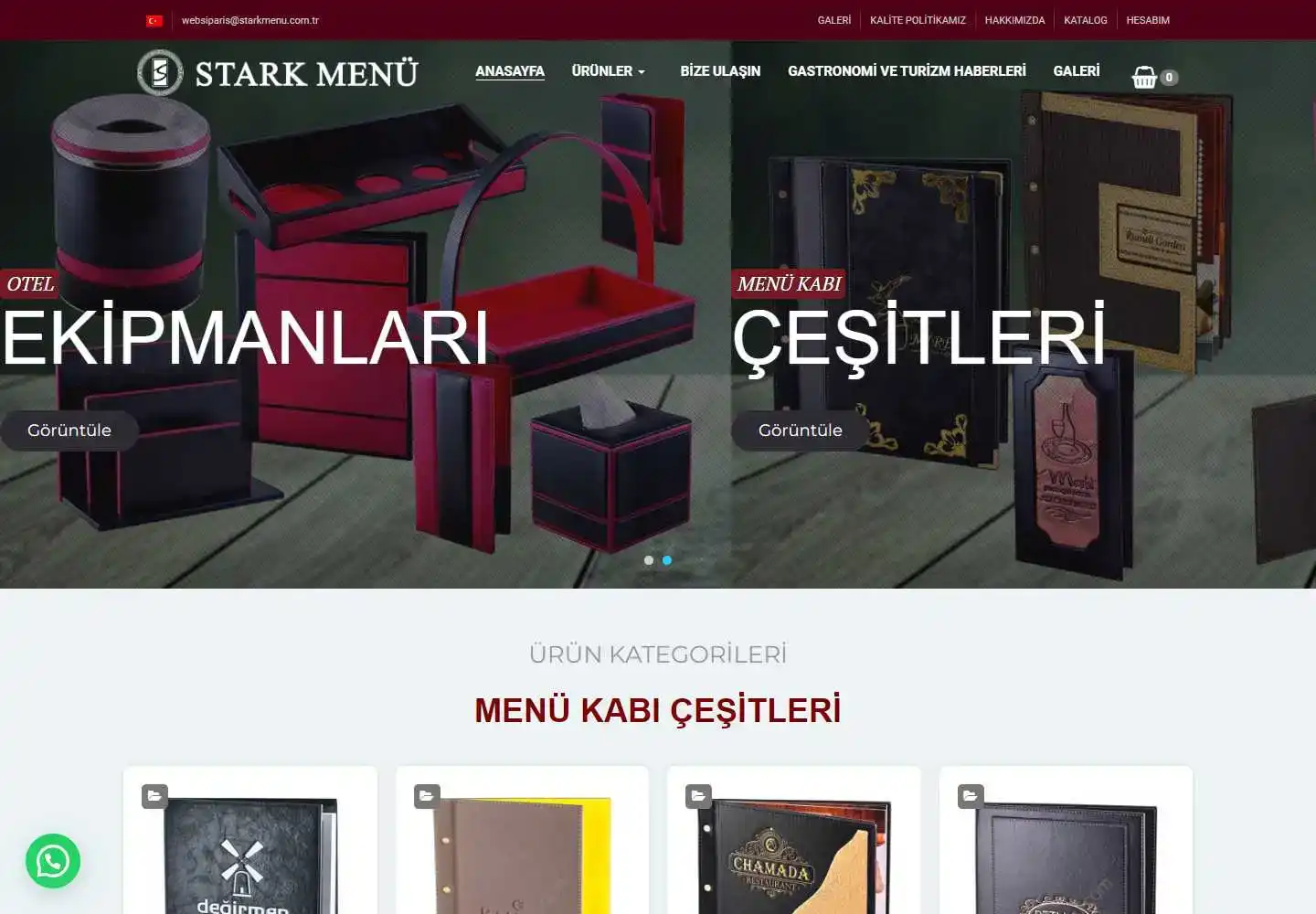 Stark Menü Deri Ürünleri Otel Ekipmanları Turizm Sanayi Ve Ticaret Limited Şirketi