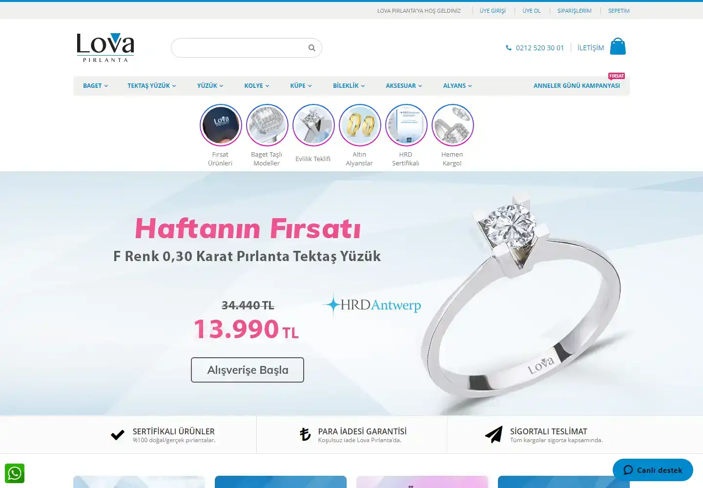 Lova Pırlanta Sanayi Ve Ticaret Limited Şirketi 