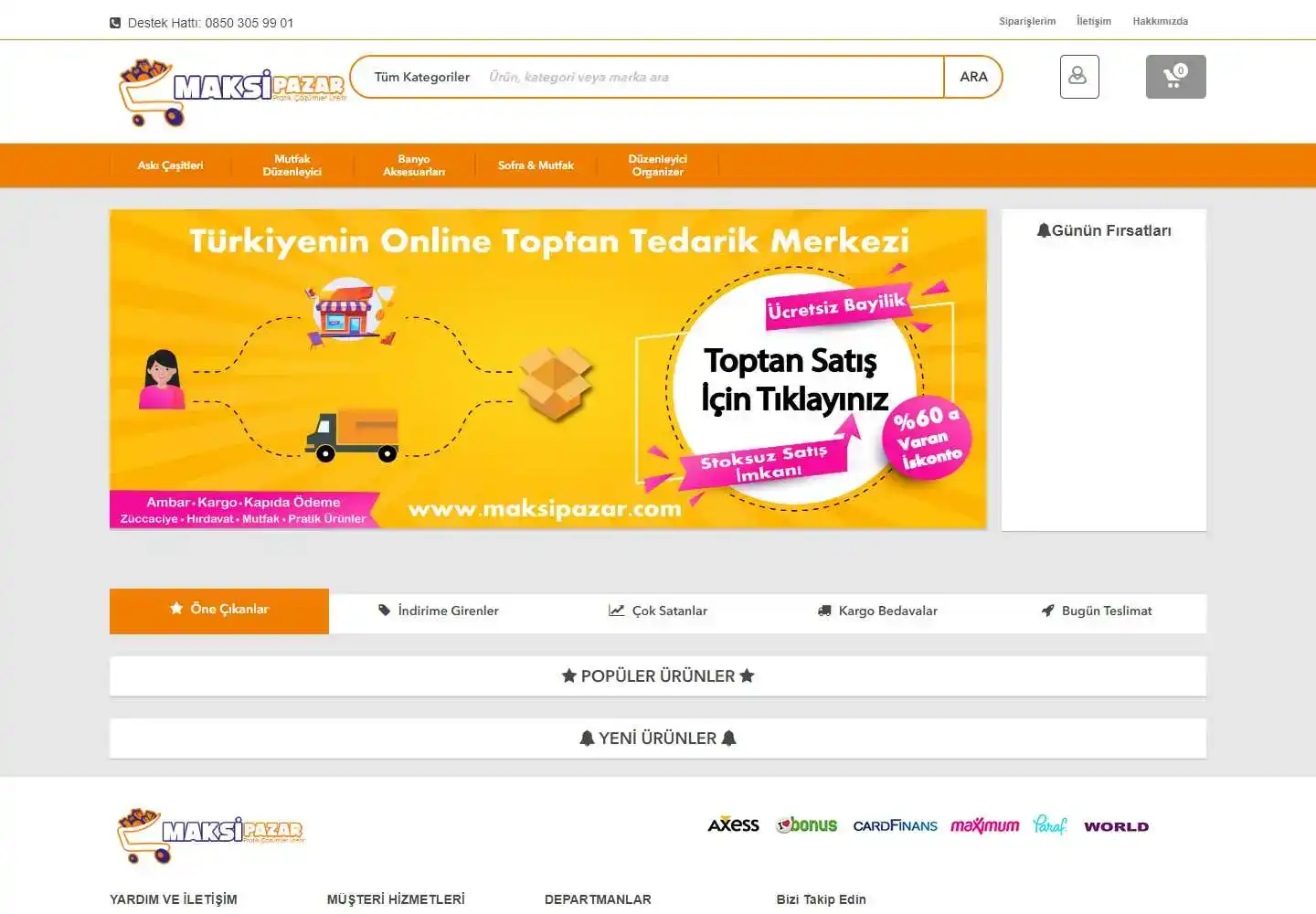 Maksipazar İnternet Ve Bilişim Hizmetleri İthalat İhracat Sanayi Ticaret Limited Şirketi