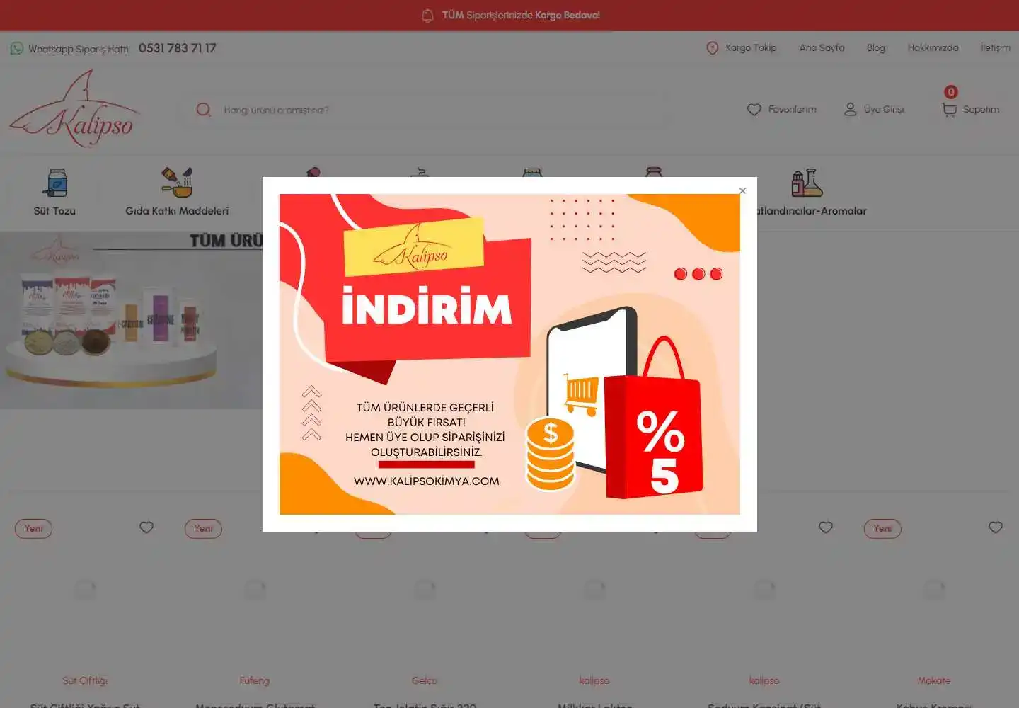 Kalipso Kimya Gıda Sanayi Ticaret Limited Şirketi