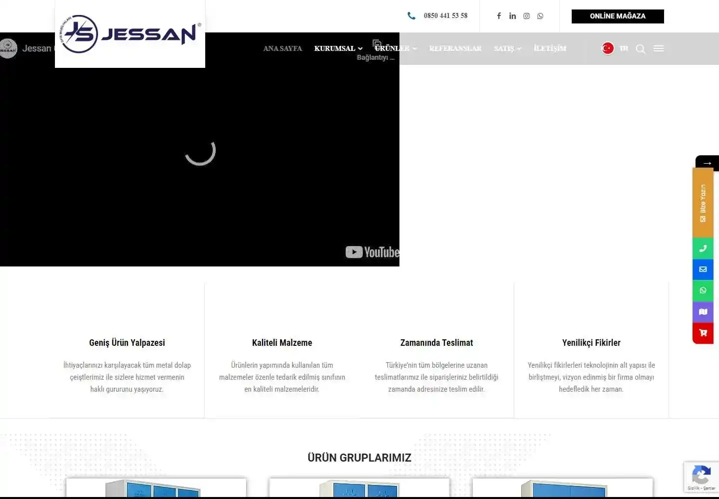 Jessan Ofis Mobilyaları Dekorasyon İnşaat Sanayi Ve Ticaret Limited Şirketi