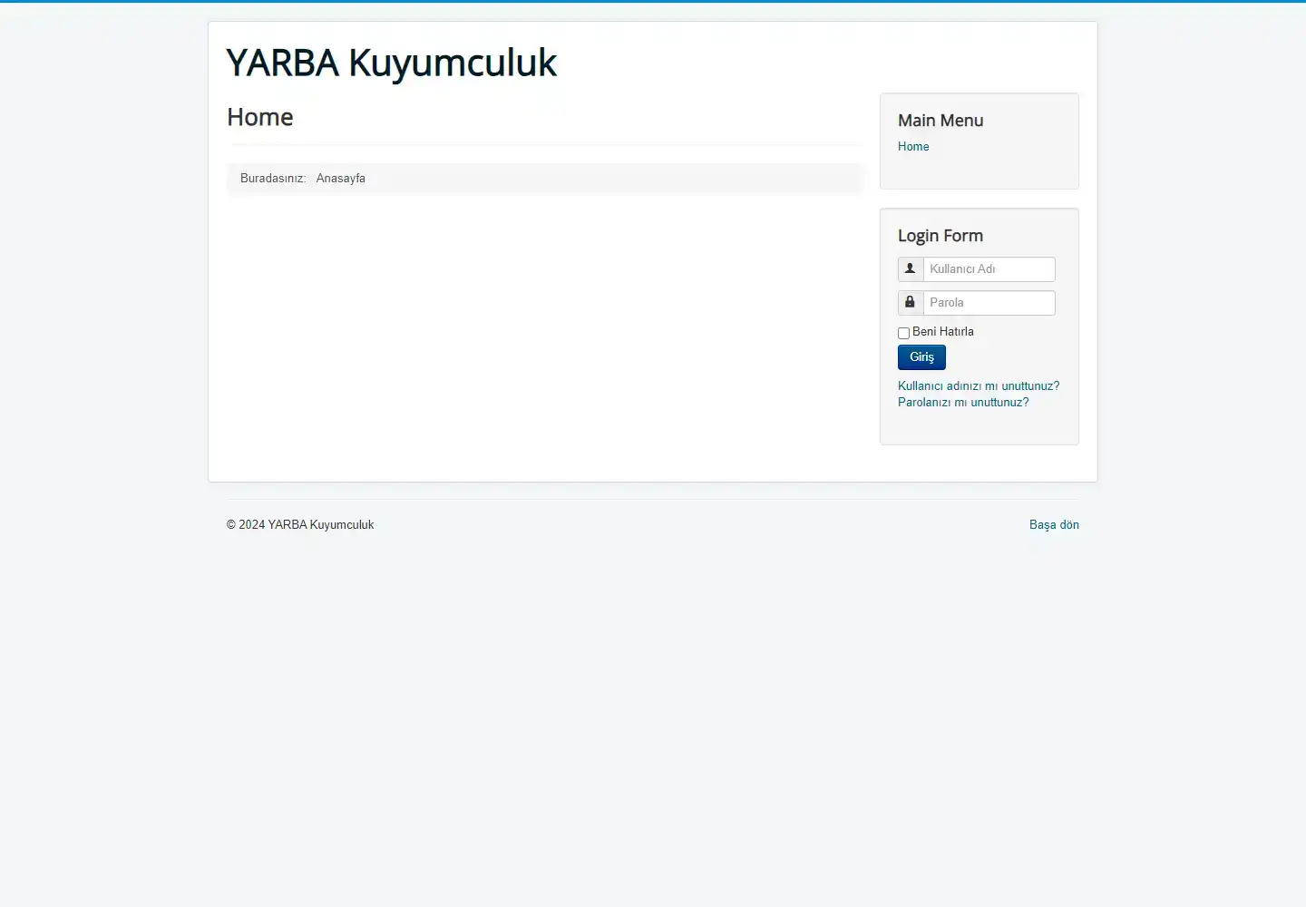 Yarba Kuyumculuk Makina Tekstil Elektronik Sanayi Ve Dış Ticaret Limited Şirketi