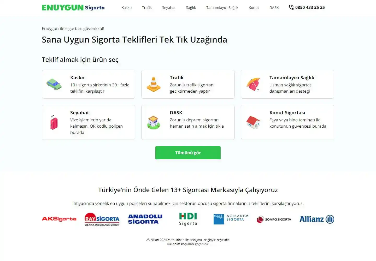 Enuygun Sigorta Acenteliği Limited Şirketi