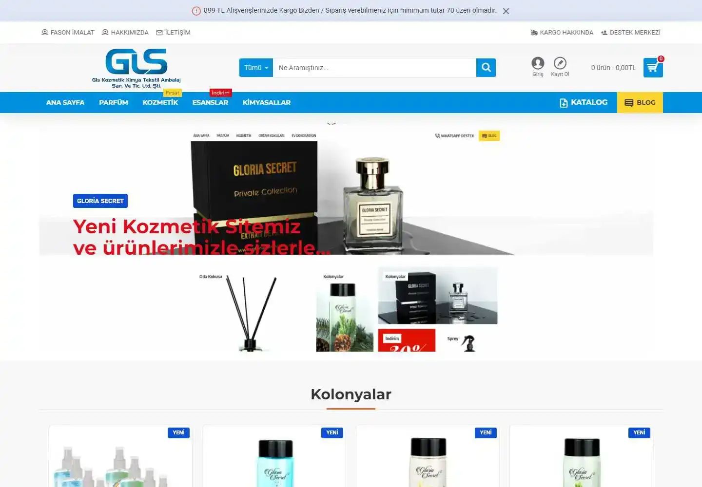 Gls Kozmetik Kimya Tekstil Ambalaj Sanayi Ve Ticaret Limited Şirketi