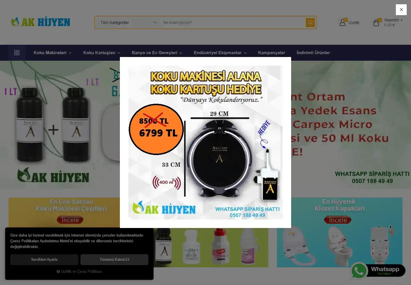 Ak Hijyen Kimya Ve Hijyen Sistemleri Sanayi Ticaret Limited Şirketi