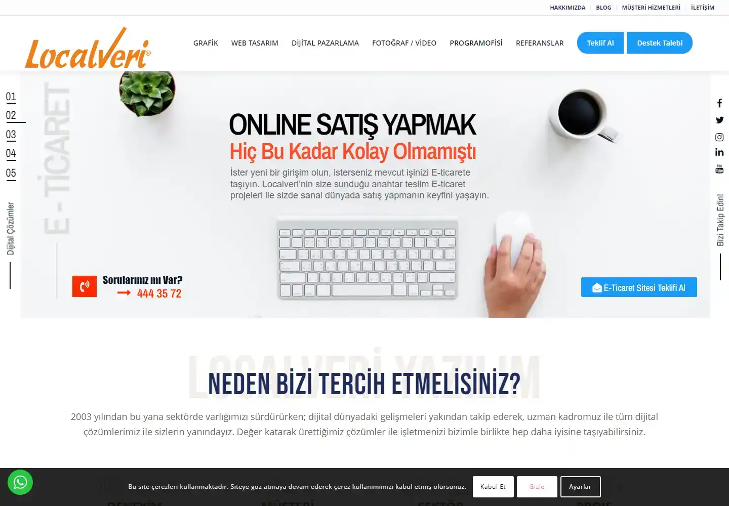 Localveri Yazılım Tanıtım Ve Bilgisayar Hizmetleri Ticaret Limited Şirketi