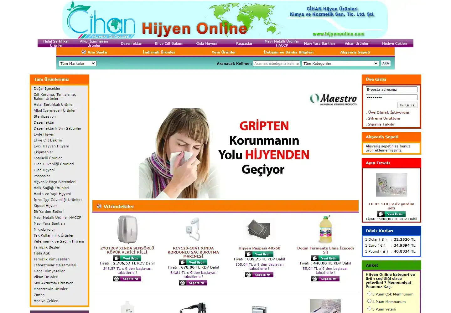 Cihan Hijyen Ürünleri Kimya Ve Kozmetik Sanayi Ticaret Limited Şirketi