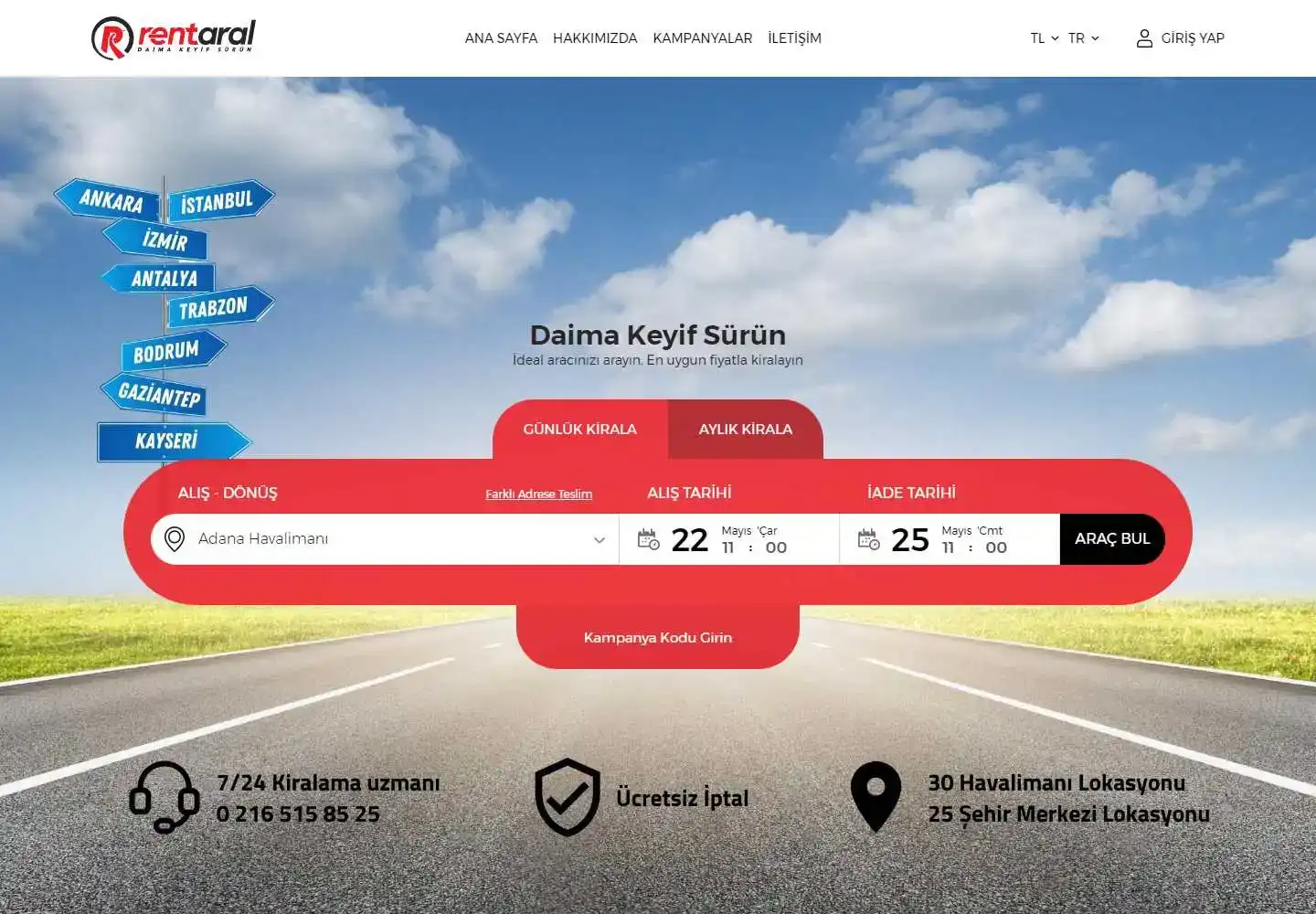 Rentaral Oto Kiralama Ticaret Limited Şirketi