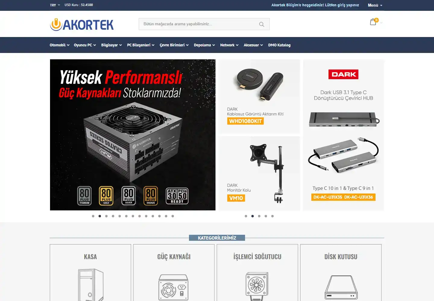 Akortek Bilişim Sanayi Ve Dış Ticaret Limited Şirketi