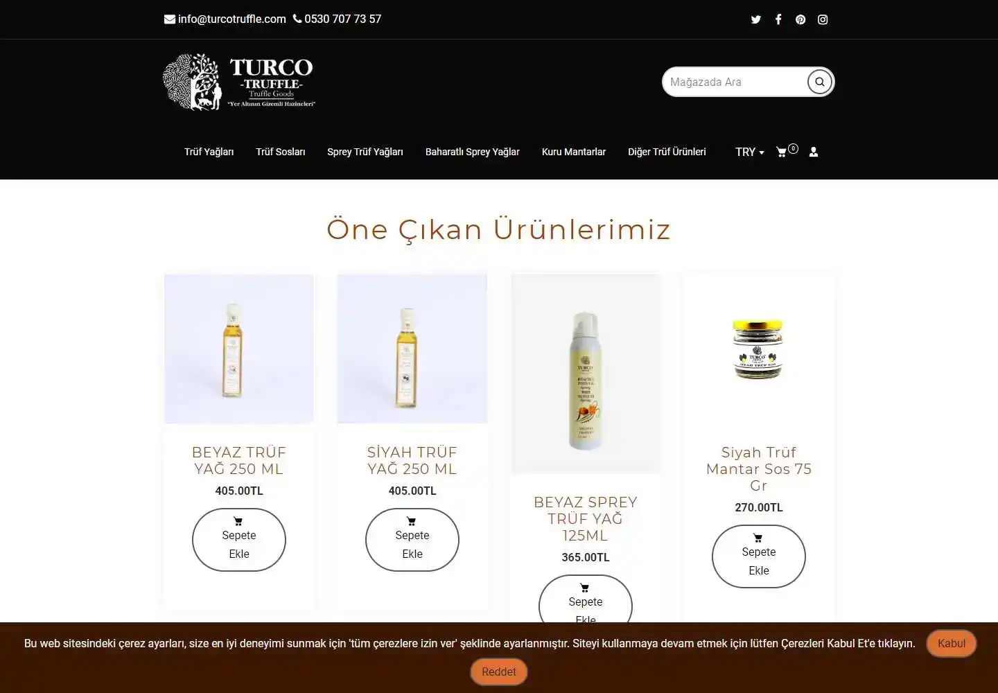 Trüf Mantar Gıda Sanayi İç Ve Dış Ticaret Limited Şirketi