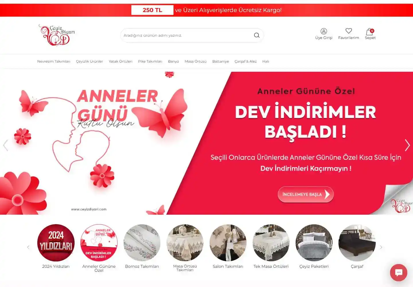 Çeyizdiyarı Tekstil Züccaciye Elektronik Ticaret İthalat İhracat Limited Şirketi