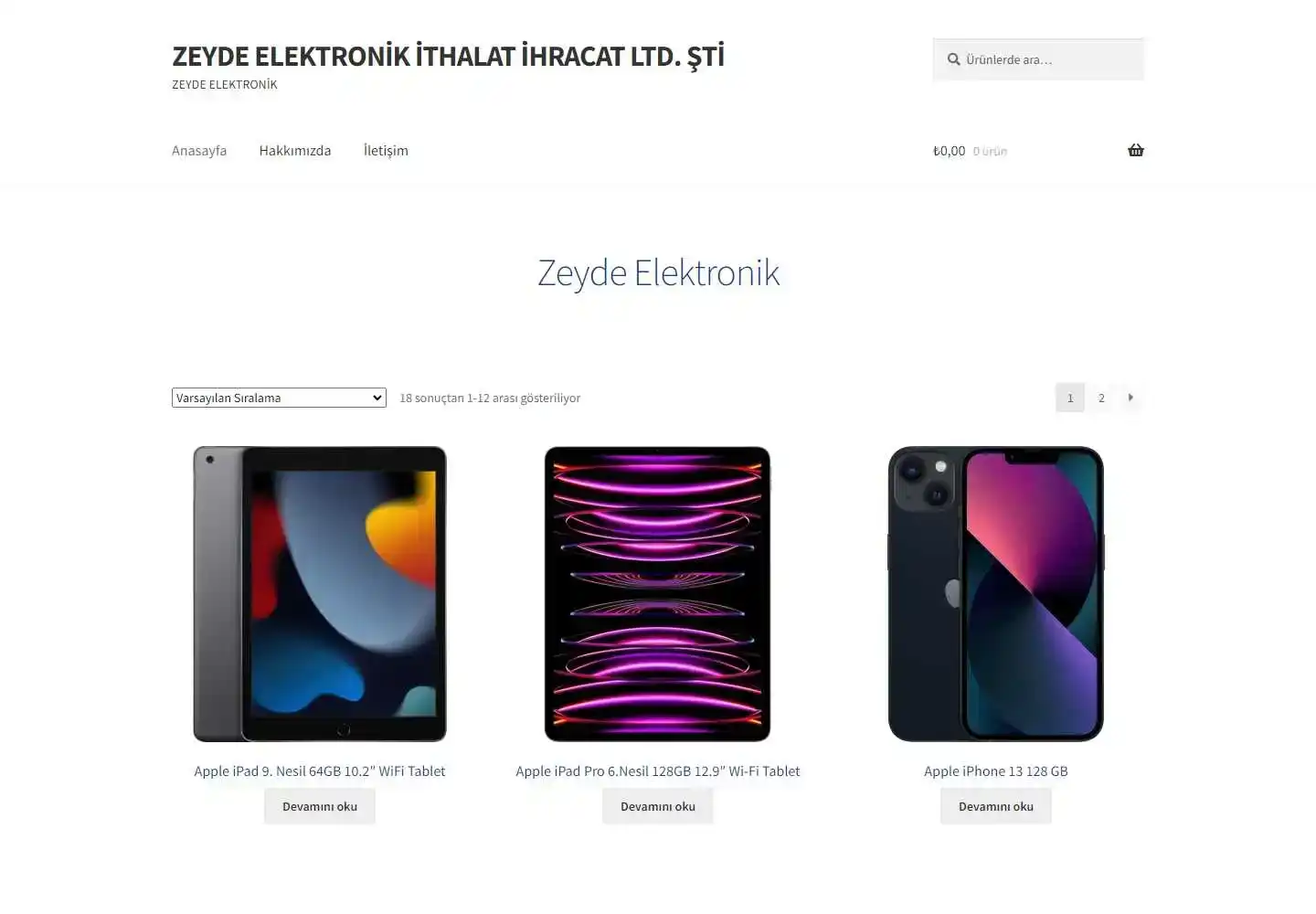 Zeyde Elektronik İthalat İhracat Limited Şirketi