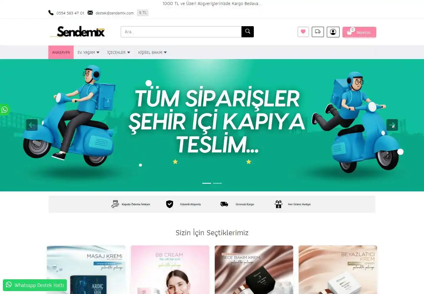 Sendemix Bilişim Sistemleri Elektronik Tekstil Otomotiv Gıda Temizlik Sanayi Ticaret Limited Şirketi