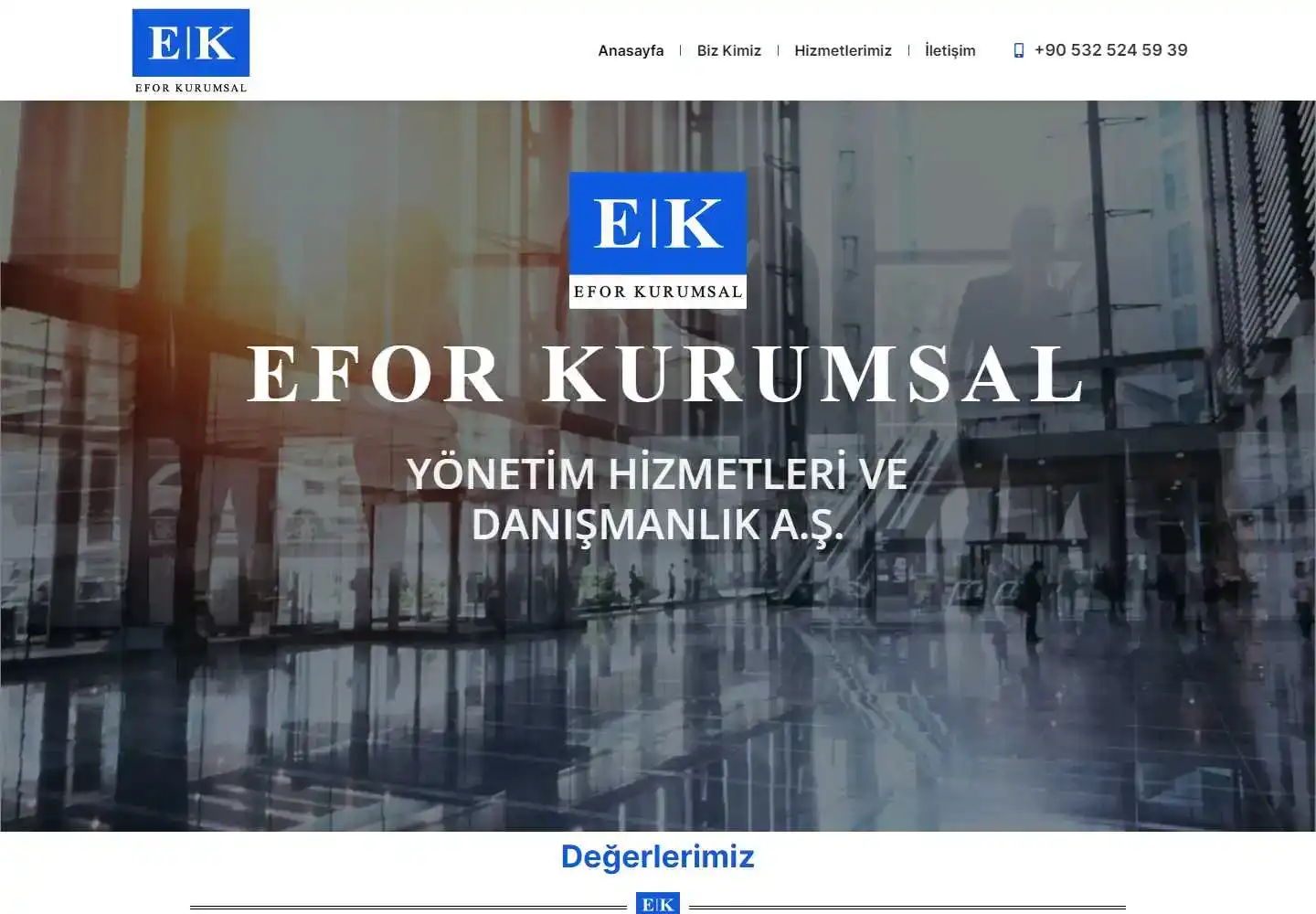 Efor Kurumsal Yönetim Hizmetleri Ve Danışmanlık Anonim Şirketi