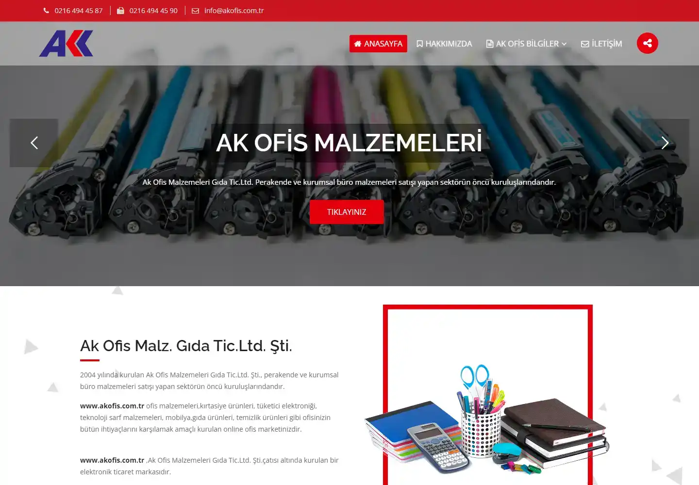 Ak Ofis Malzemeleri Gıda Ticaret Limited Şirketi