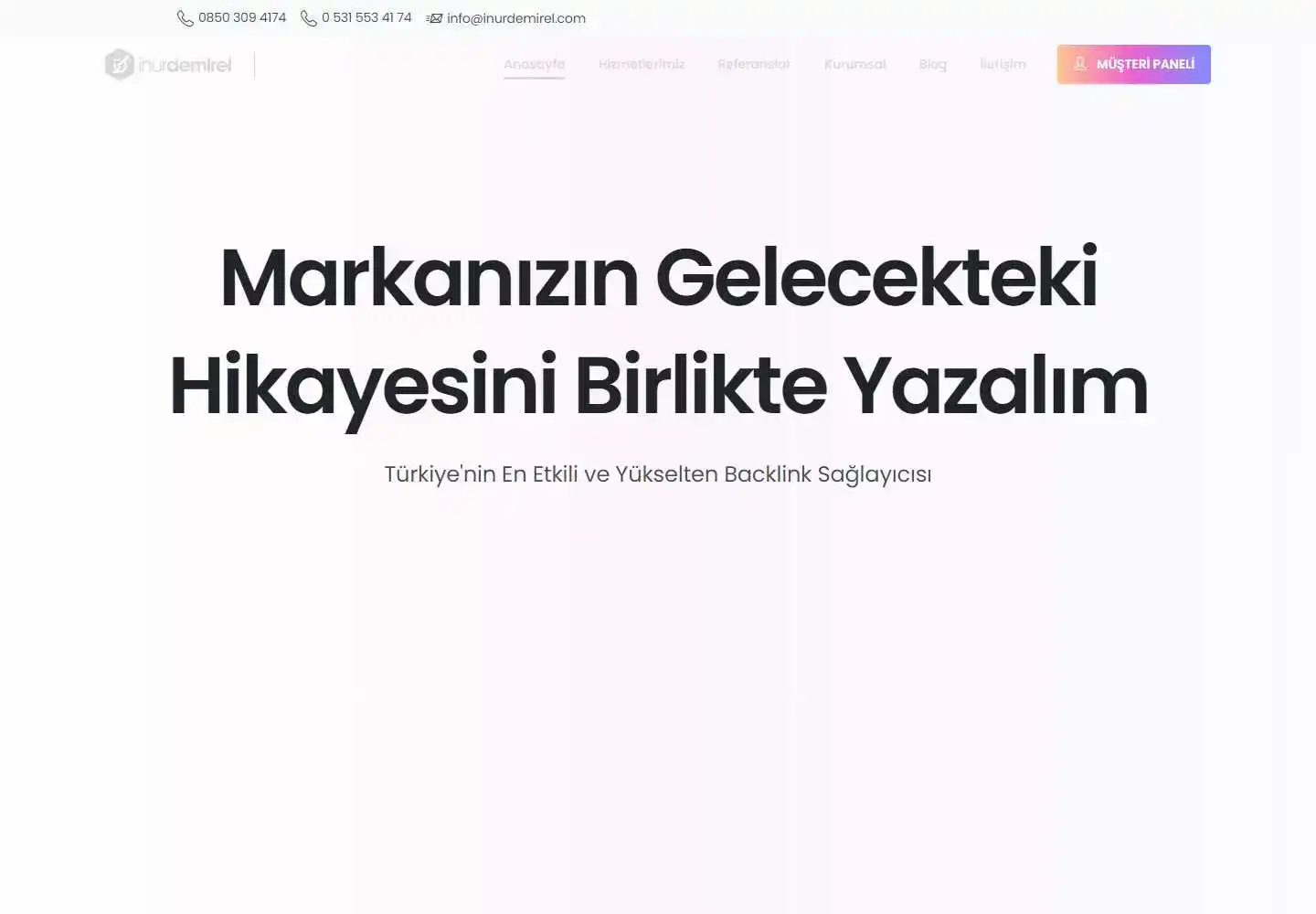 İnurdemirel Dijital Pazarlama Ve Yazılım Hizmetleri Ticaret Limited Şirketi