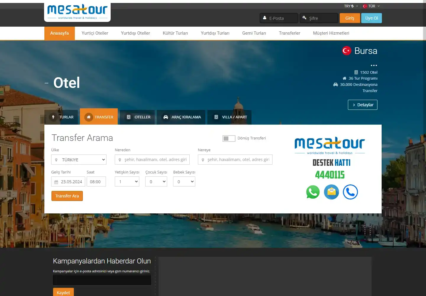 Mesa-Tur Turizm Hizmetleri Ve Yatırımları Limited Şirketi