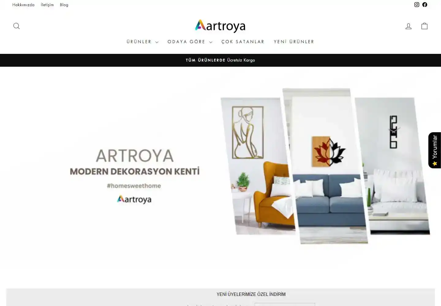 Artroya Dekoratif Ürünler Sanayi Ticaret Pazarlama Limited Şirketi