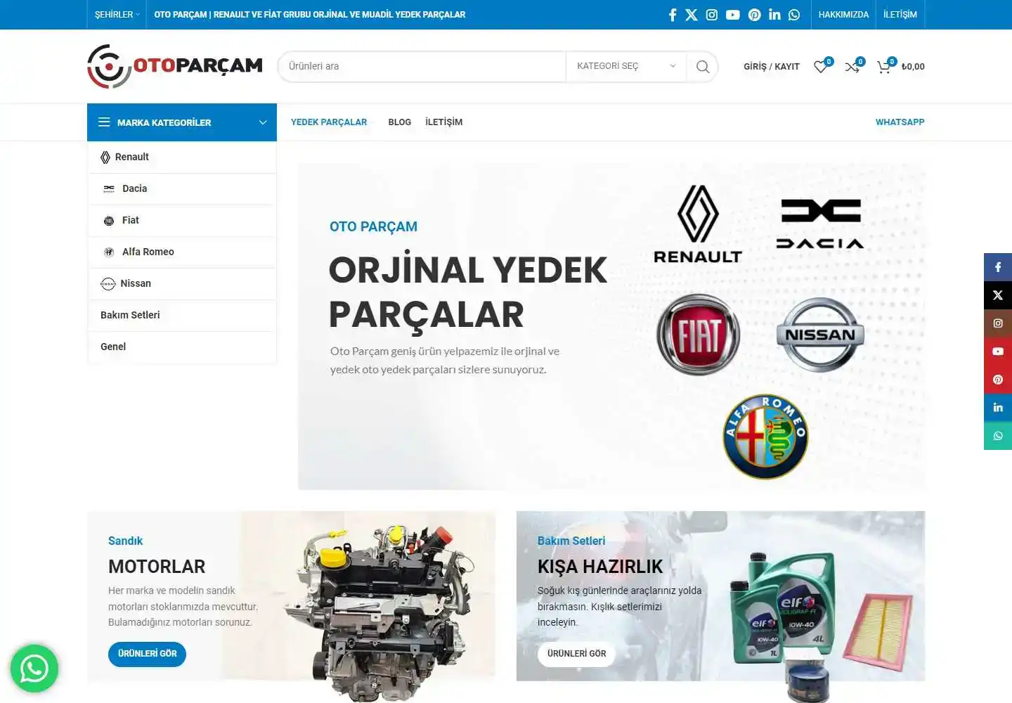 Otoparçam Otomotiv Yedek Parçaları Sanayi Ve Ticaret Limited Şirketi