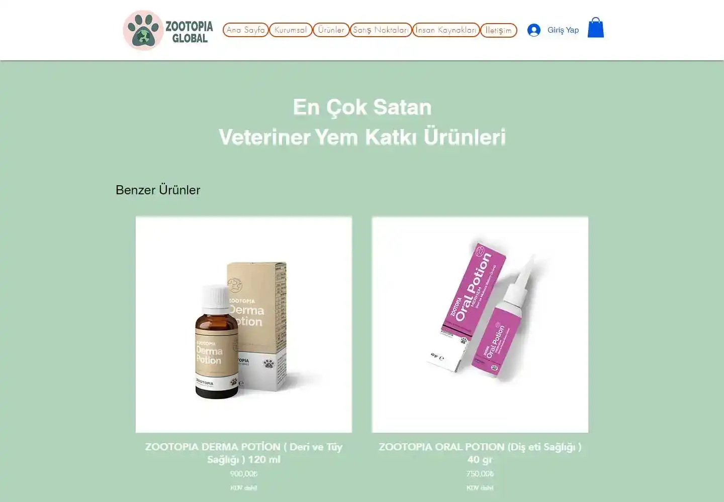 Zootopıa Veterinerlik Hizmetleri Medikal Pet Ürünleri Sanayi Ve Ticaret Limited Şirketi