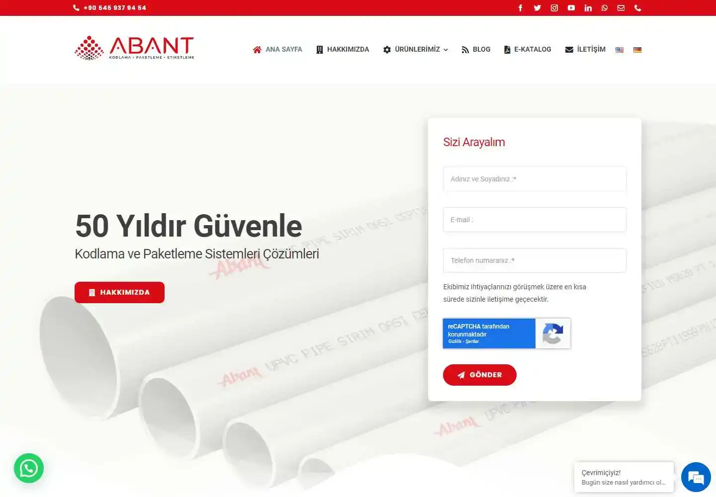 Abant Gıda Ve Makina Sanayi Ticaret Limited Şirketi