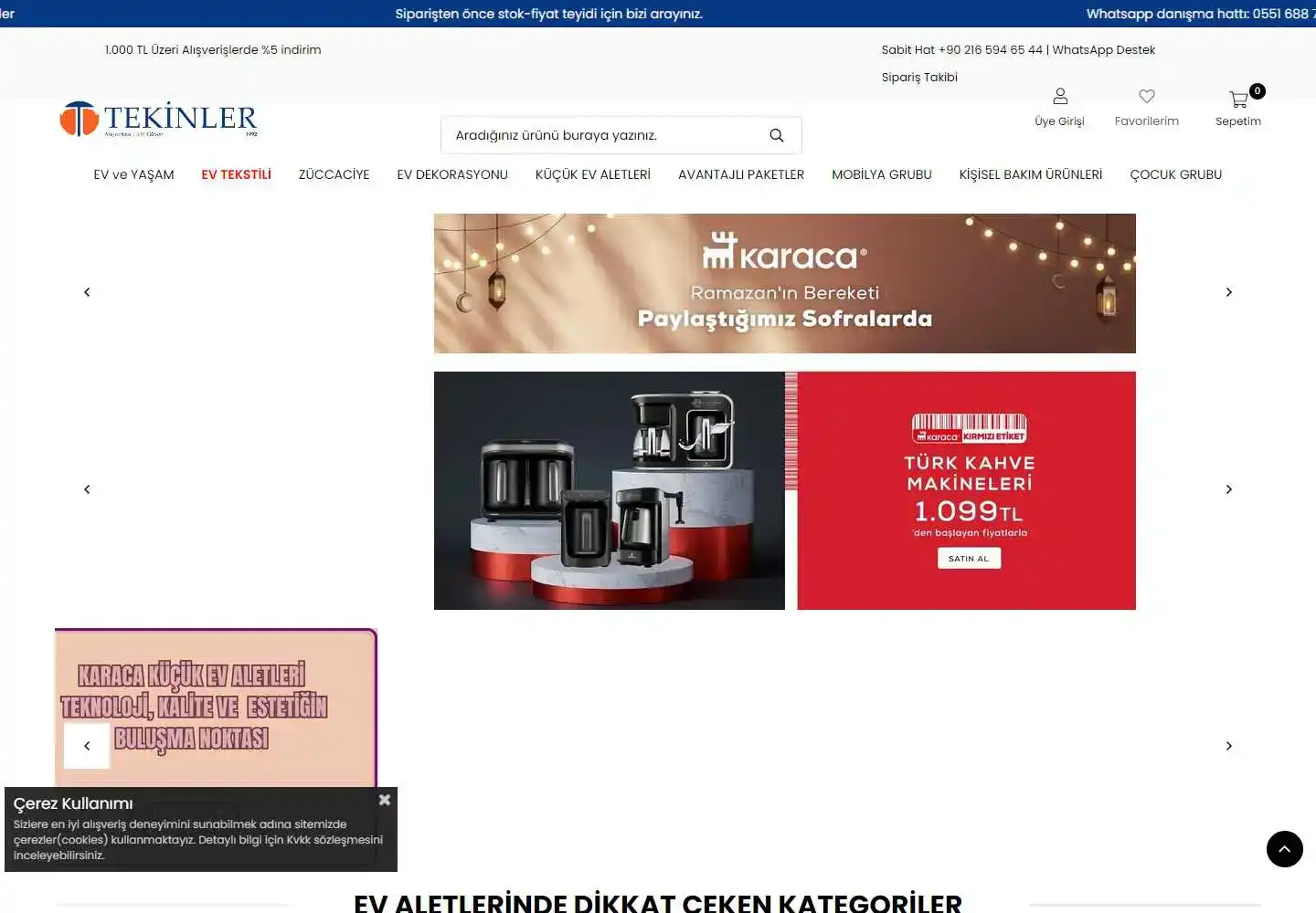 Tekinler Züccaciye Sanayi Ve Ticaret Limited Şirketi