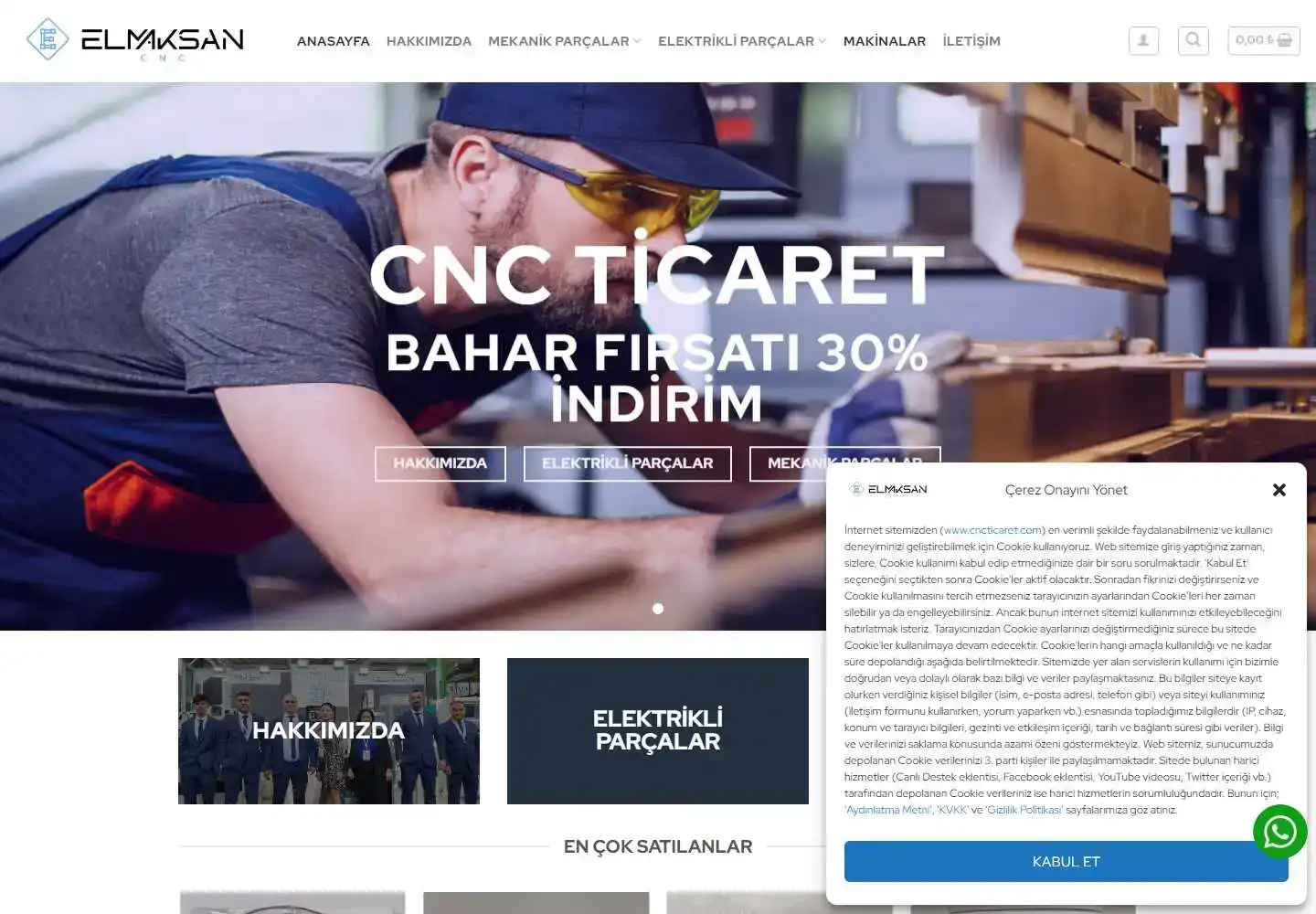 Elmaksan Cnc Makina Takım Tezgahları Sanayi Ve Ticaret Limited Şirketi