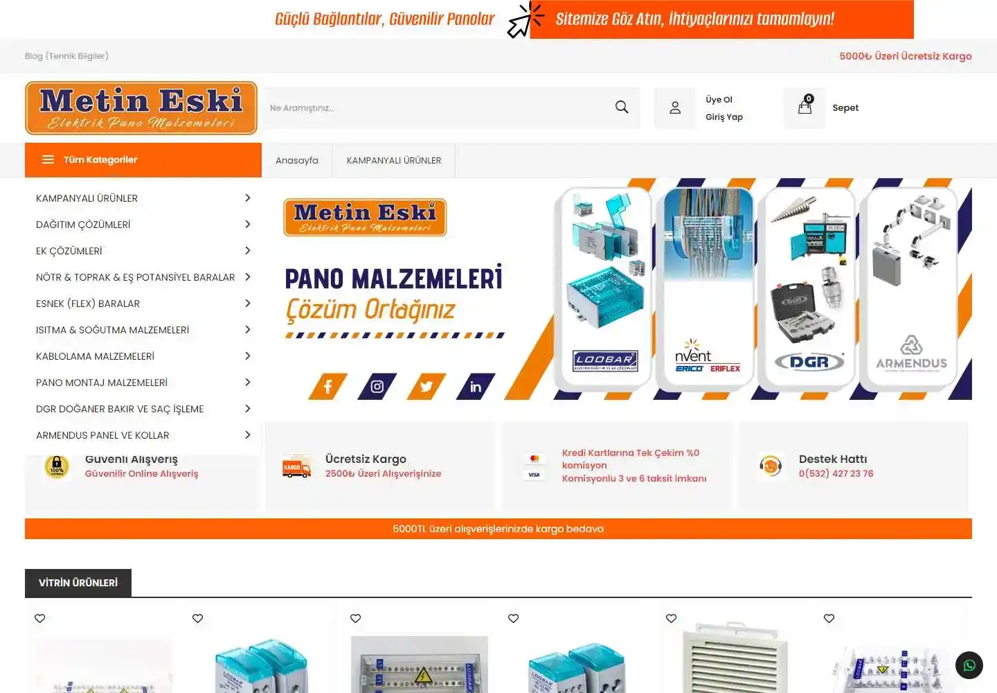 Metin Eski Elektrik Pano Otomasyon Malzemeleri Sanayi Ve Ticaret Limited Şirketi