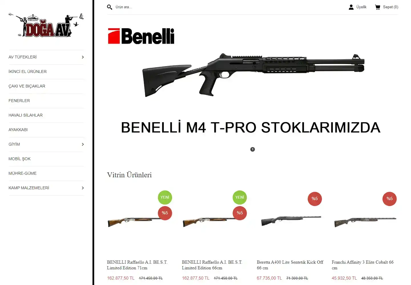 Ankara Doğa Av Malzemeleri Sanayi Ve Ticaret Limited Şirketi