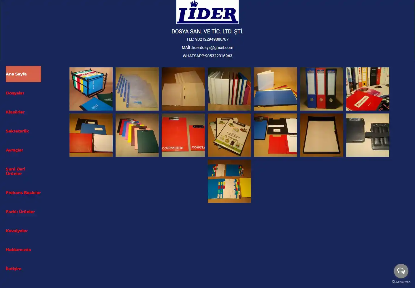 Lider Dosya Sanayii Ve Ticaret Limited Şirketi