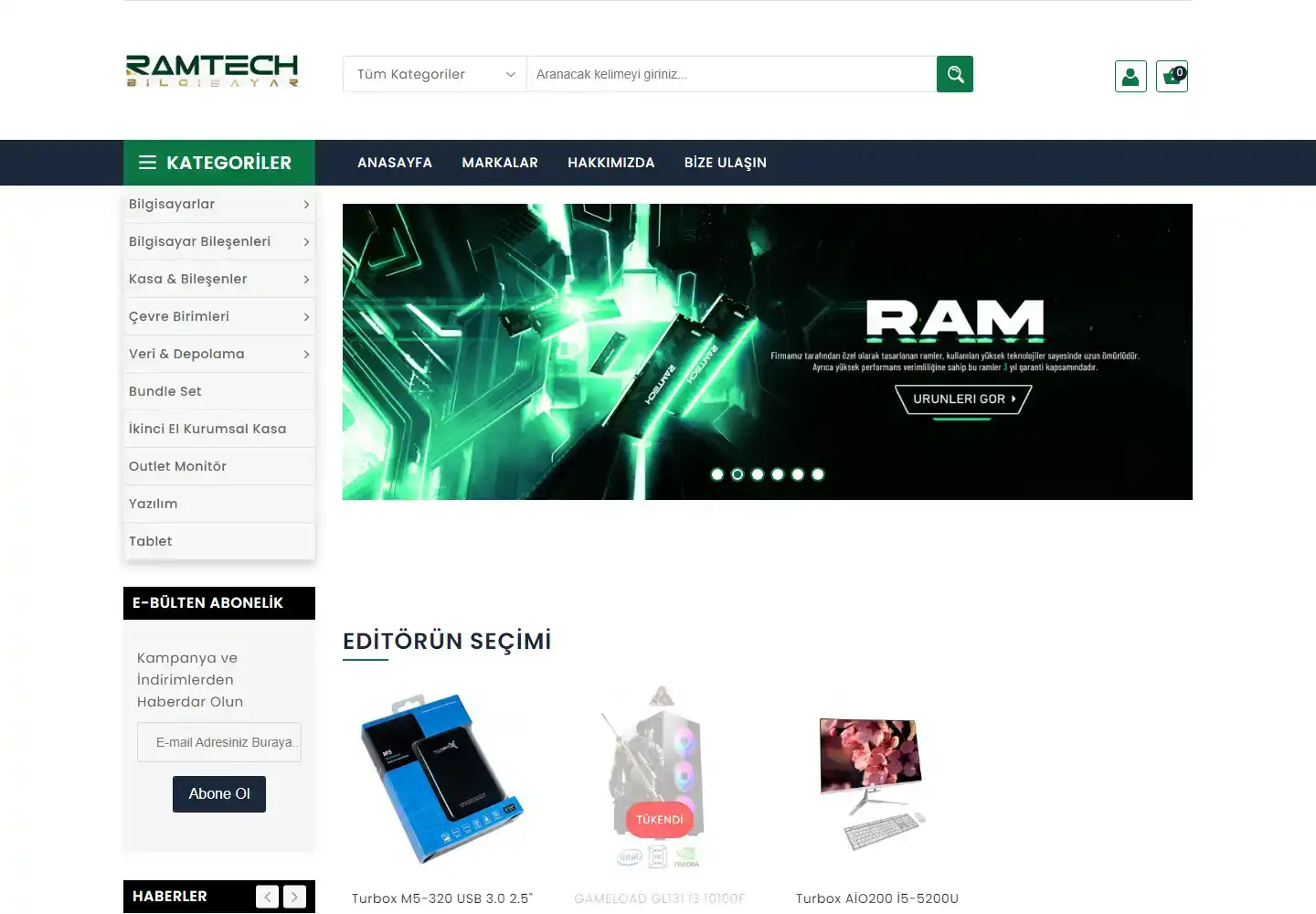 Ramtech Bilgisayar Donanım İthalat İhracat Sanayi Ve Ticaret Limited Şirketi