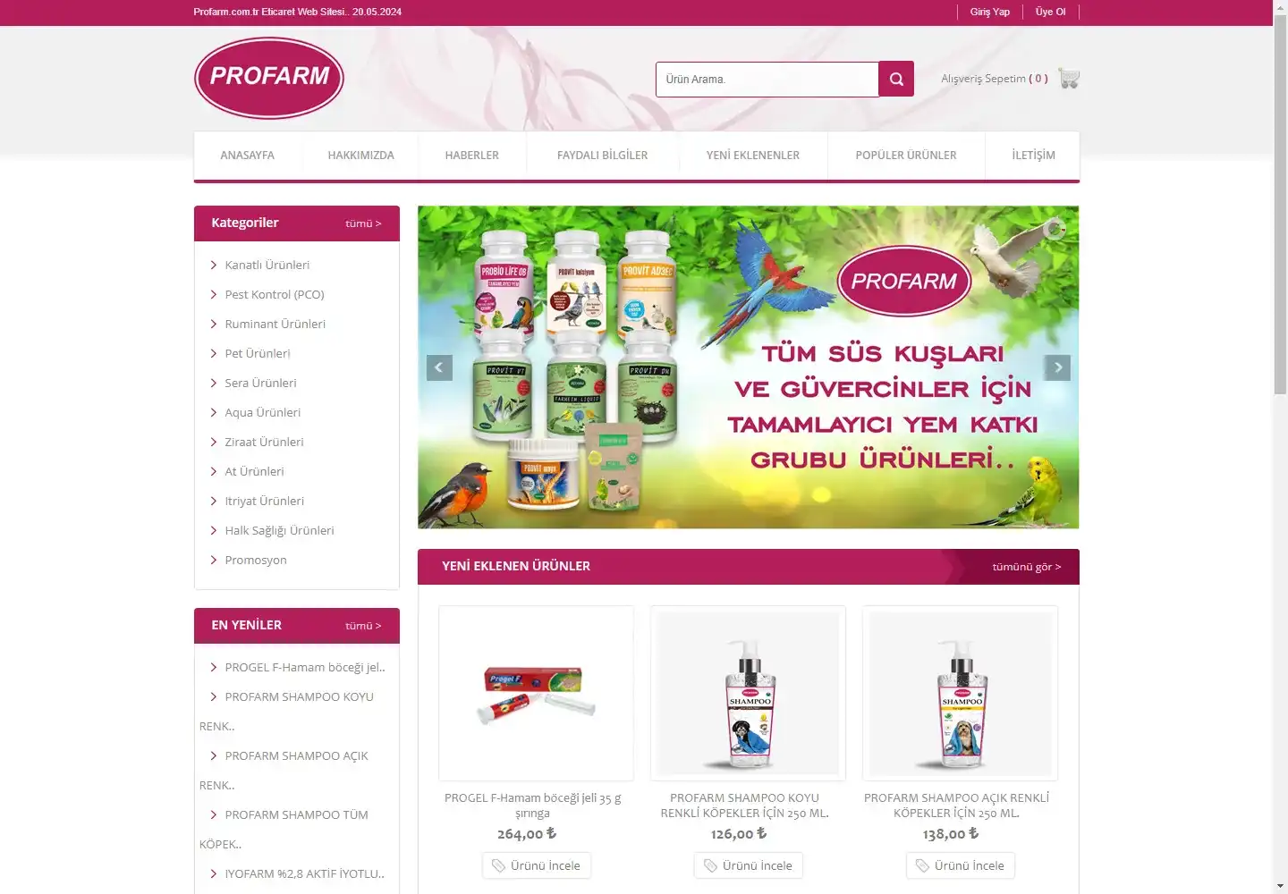 Profarm Kimya Laboratuvarı Sanayi Ve Ticaret Limited Şirketi