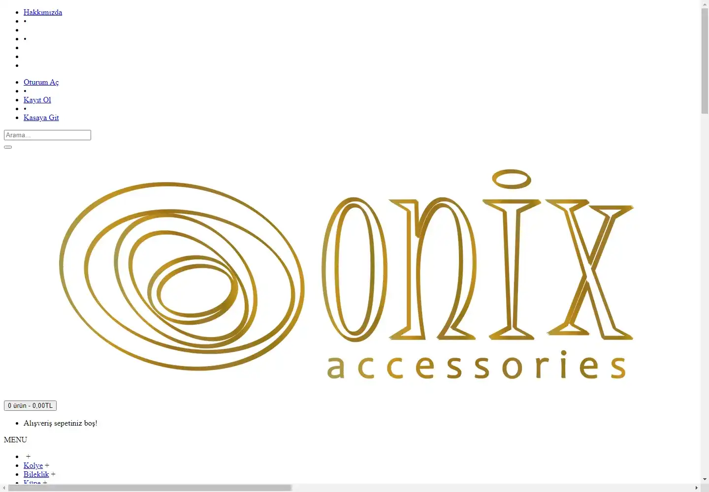 Onix Aksesuar Tekstil İnşaat Gıda Sanayi Ve Ticaret Limited Şirketi